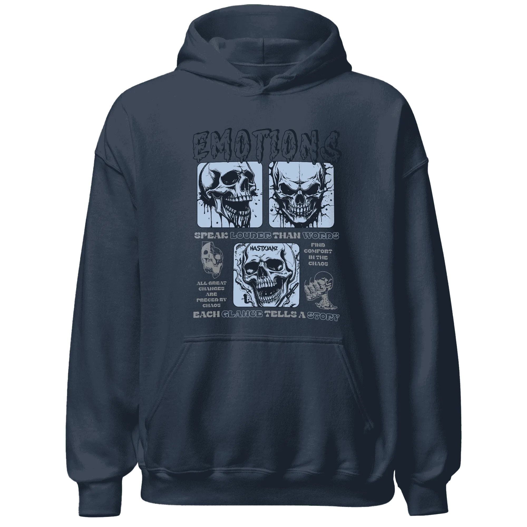 NastyJamz-White-Navy-6s-Hoodie-Match-Emotions-Skull