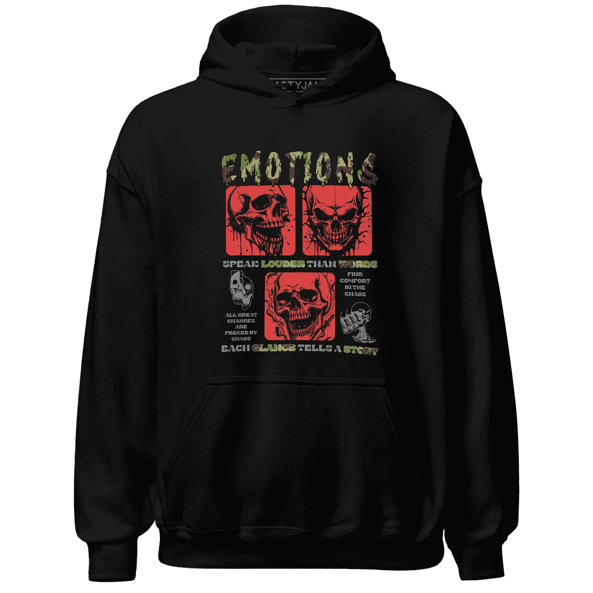 AM-90-Dark-Sage-Solar-Red-NastyJamz-Hoodie-Match-Emotions-Skull