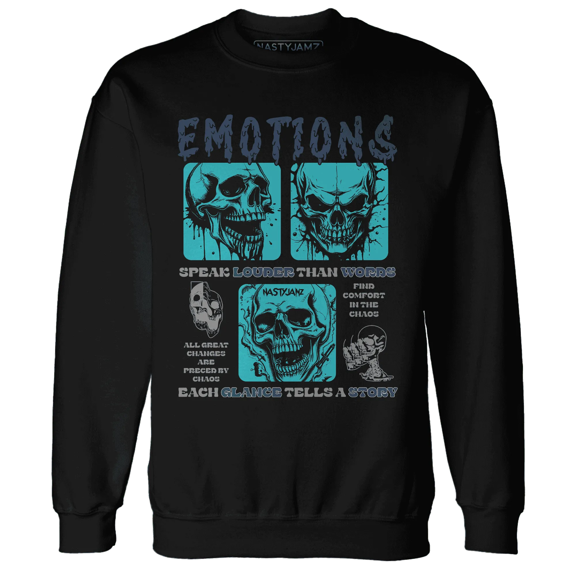 NastyJamz-AM-Plus-Drift-Midnight-Navy-Total-Orange-Dusty-Cactus-Sweatshirt-Match-Emotions-Skull