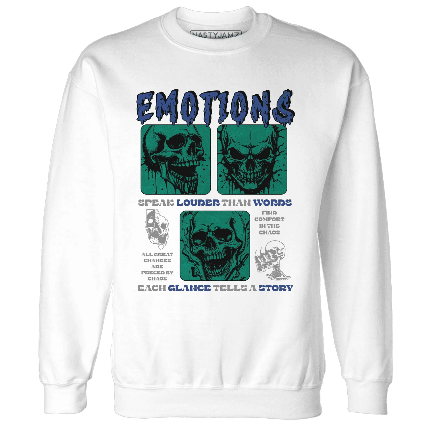 Dunk-Hyper-Royal-Malachite-NastyJamz-Sweatshirt-Match-Emotions-Skull