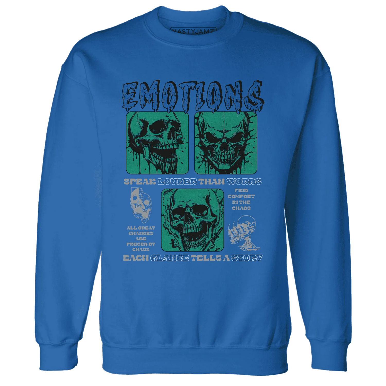 Dunk-Hyper-Royal-Malachite-NastyJamz-Sweatshirt-Match-Emotions-Skull