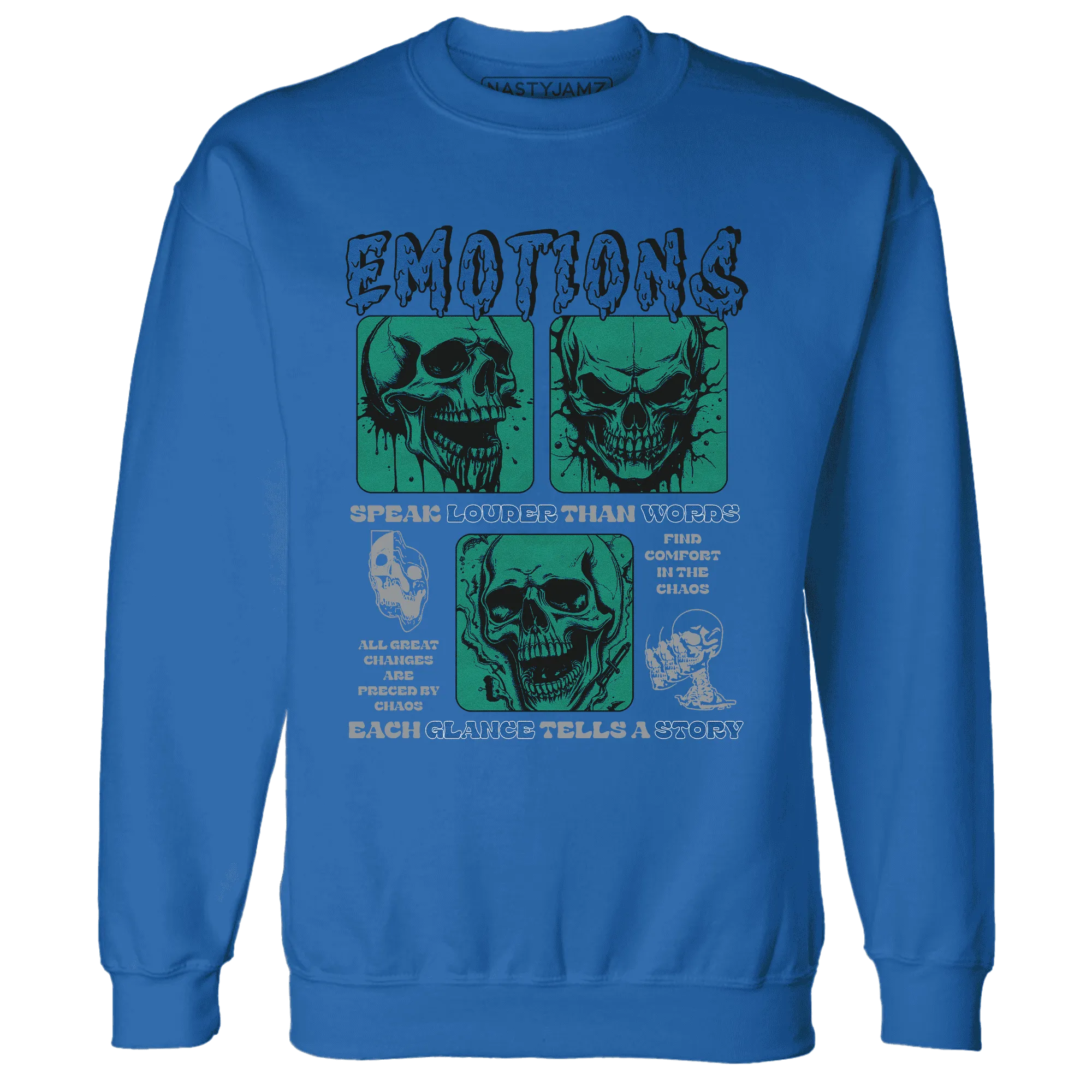 Dunk-Hyper-Royal-Malachite-NastyJamz-Sweatshirt-Match-Emotions-Skull