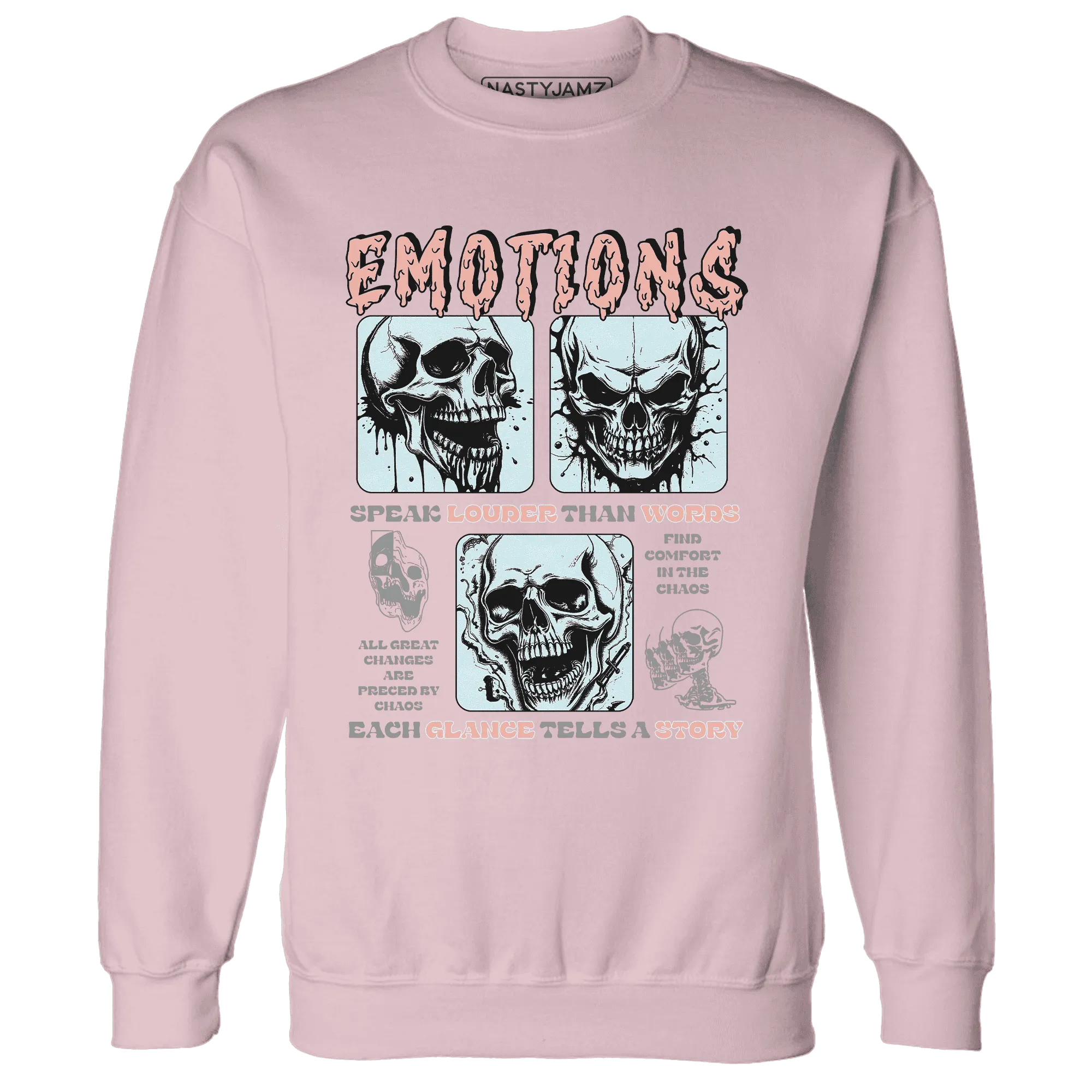 Dunk-Low-Glacier-Blue-Arctic-Orange-NastyJamz-Sweatshirt-Match-Emotions-Skull