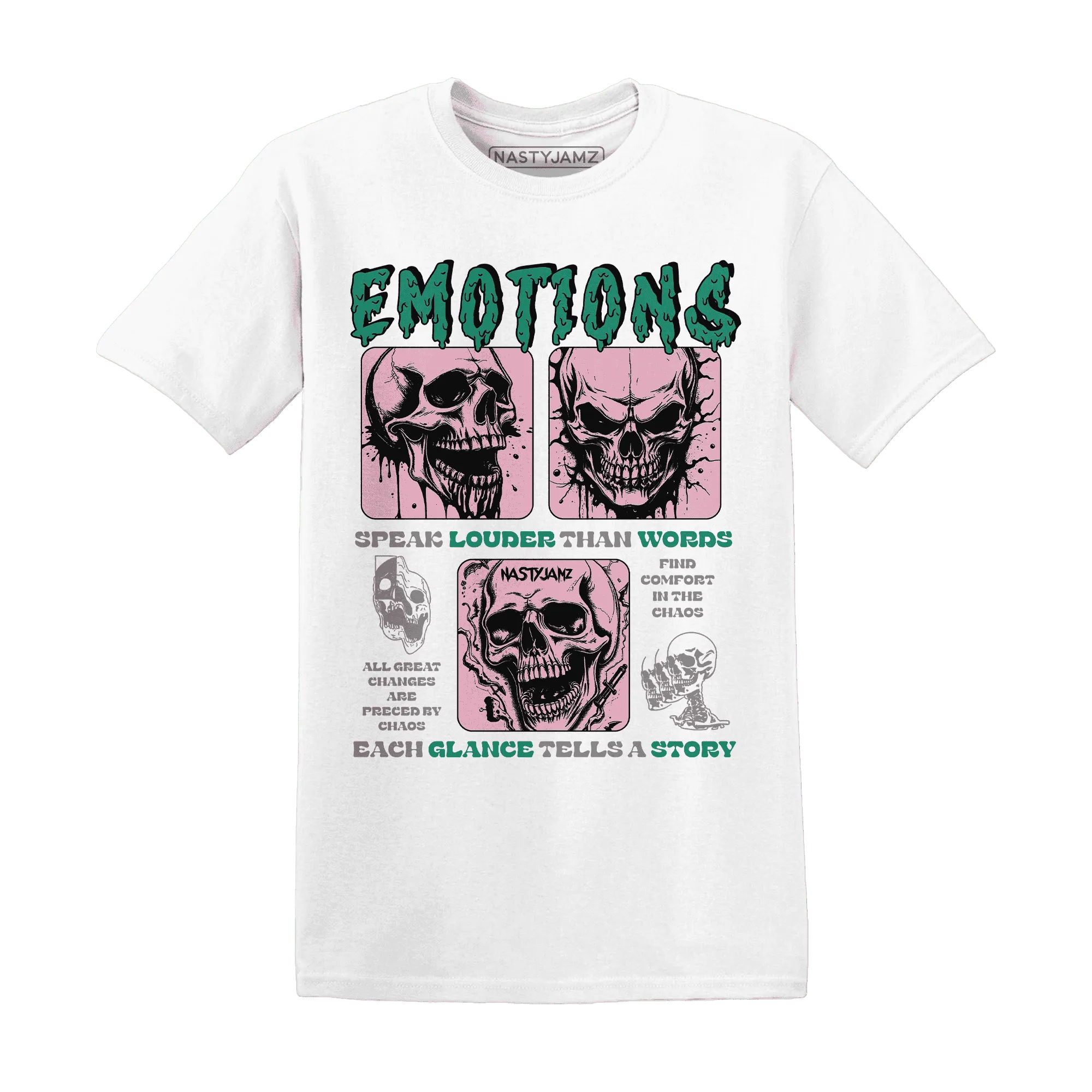 Dunk-Pink-Malachite-Medium-Soft-Low-Sail-NastyJamz-T-Shirt-Match-Emotions-Skull