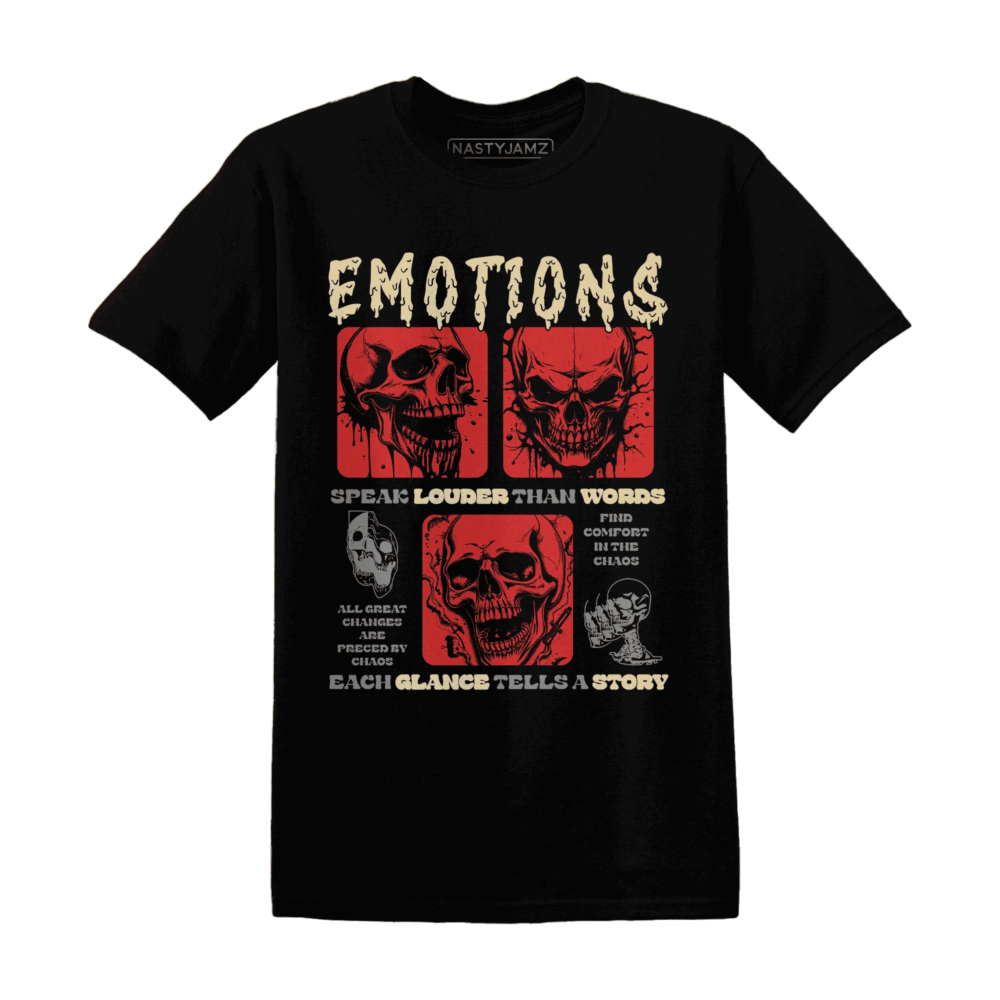 Dunk-Strawberry-Waffle-NastyJamz-T-Shirt-Match-Emotions-Skull