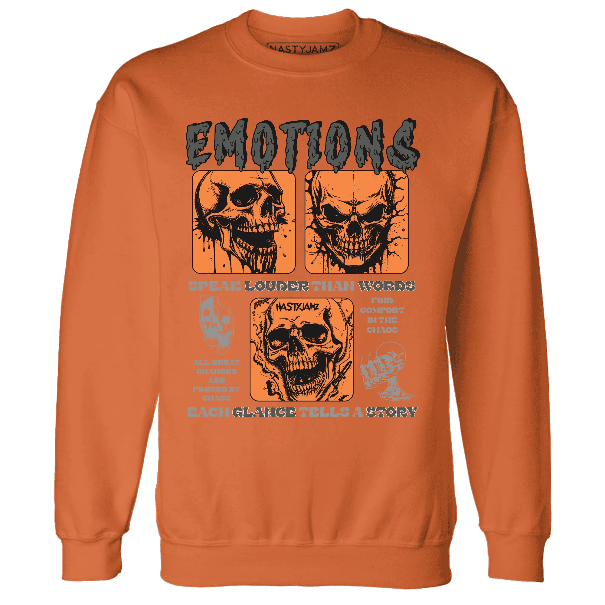 NastyJamz-Fear-Pack-3s-Sweatshirt-Match-Emotions-Skull