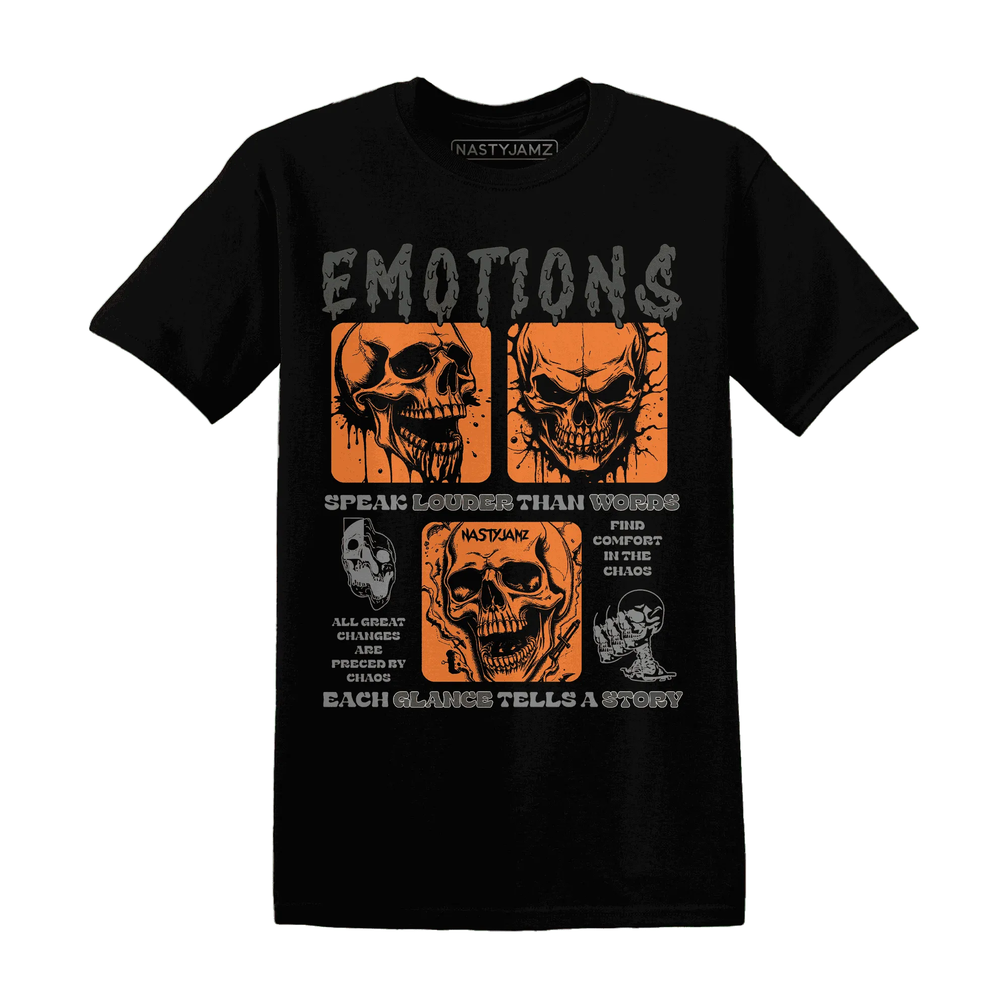 NastyJamz-Fear-Pack-3s-T-Shirt-Match-Emotions-Skull
