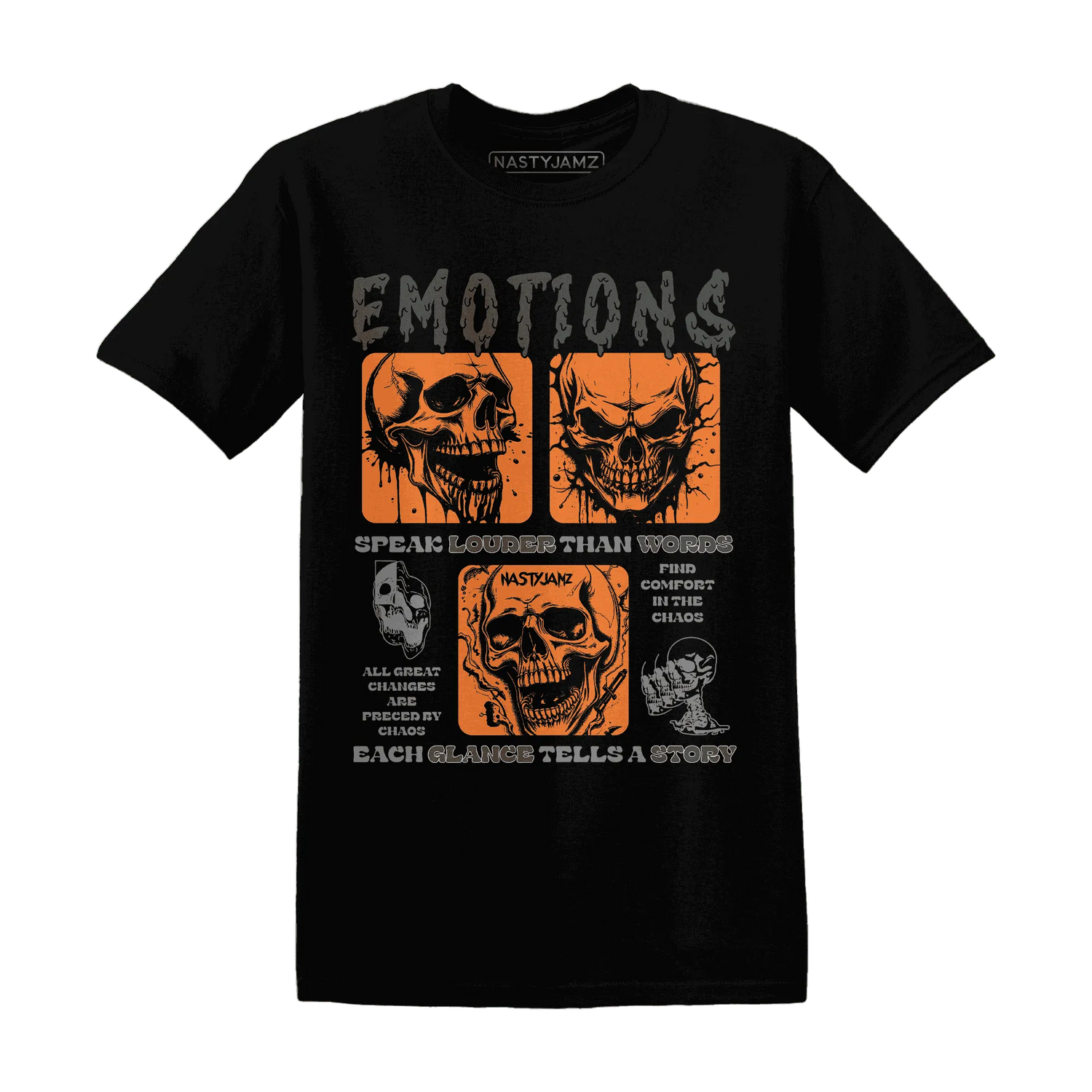Fear-Pack-3s-NastyJamz-T-Shirt-Match-Emotions-Skull