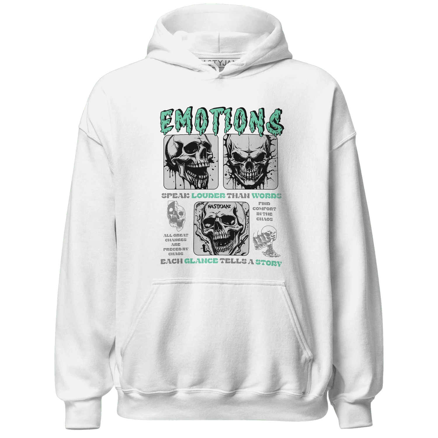 NastyJamz-Green-Glow-3s-Hoodie-Match-Emotions-Skull