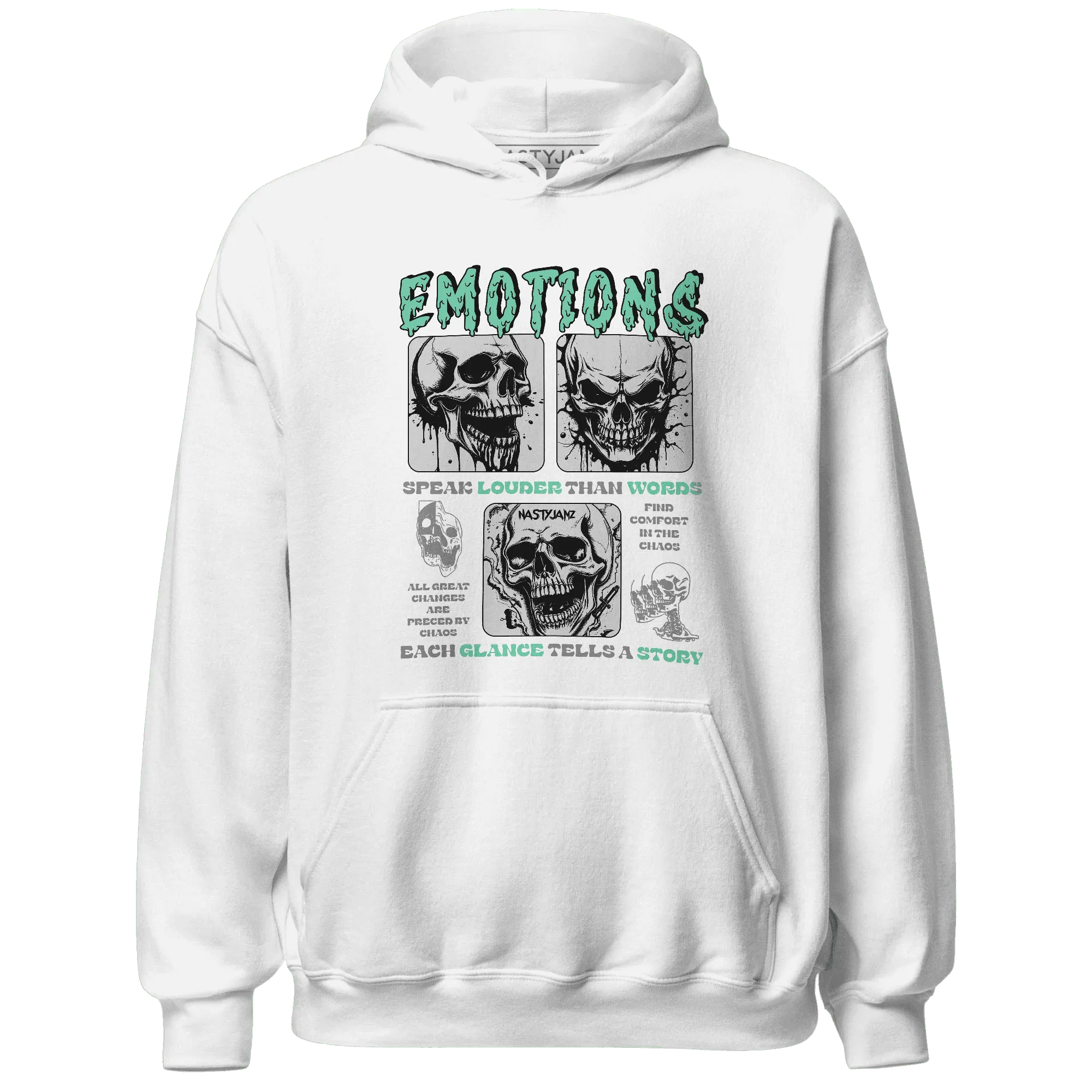 NastyJamz-Green-Glow-3s-Hoodie-Match-Emotions-Skull