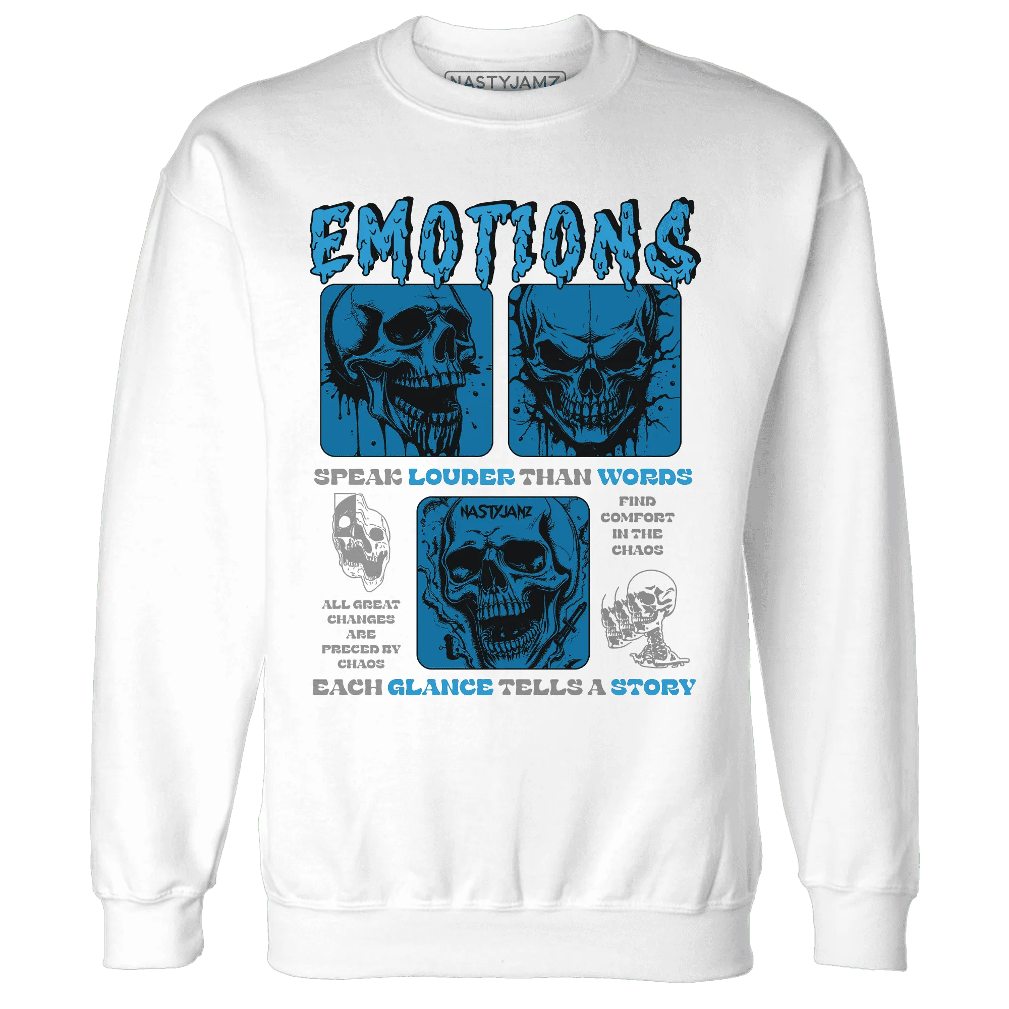 NastyJamz-Powder-Blue-9s-Sweatshirt-Match-Emotions-Skull