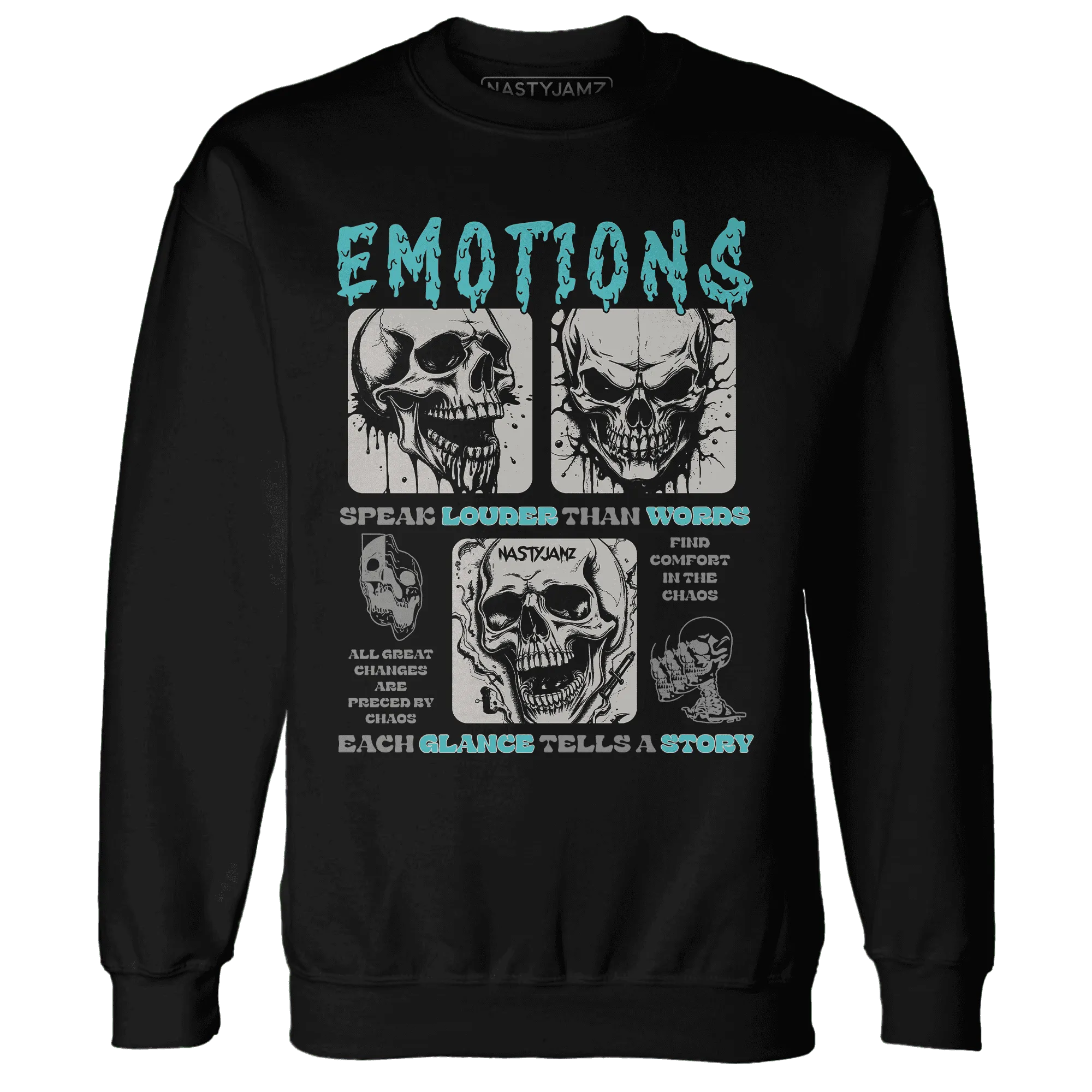 NastyJamz-NBL-Cyan-Burst-9060-Sweatshirt-Match-Emotions-Skull