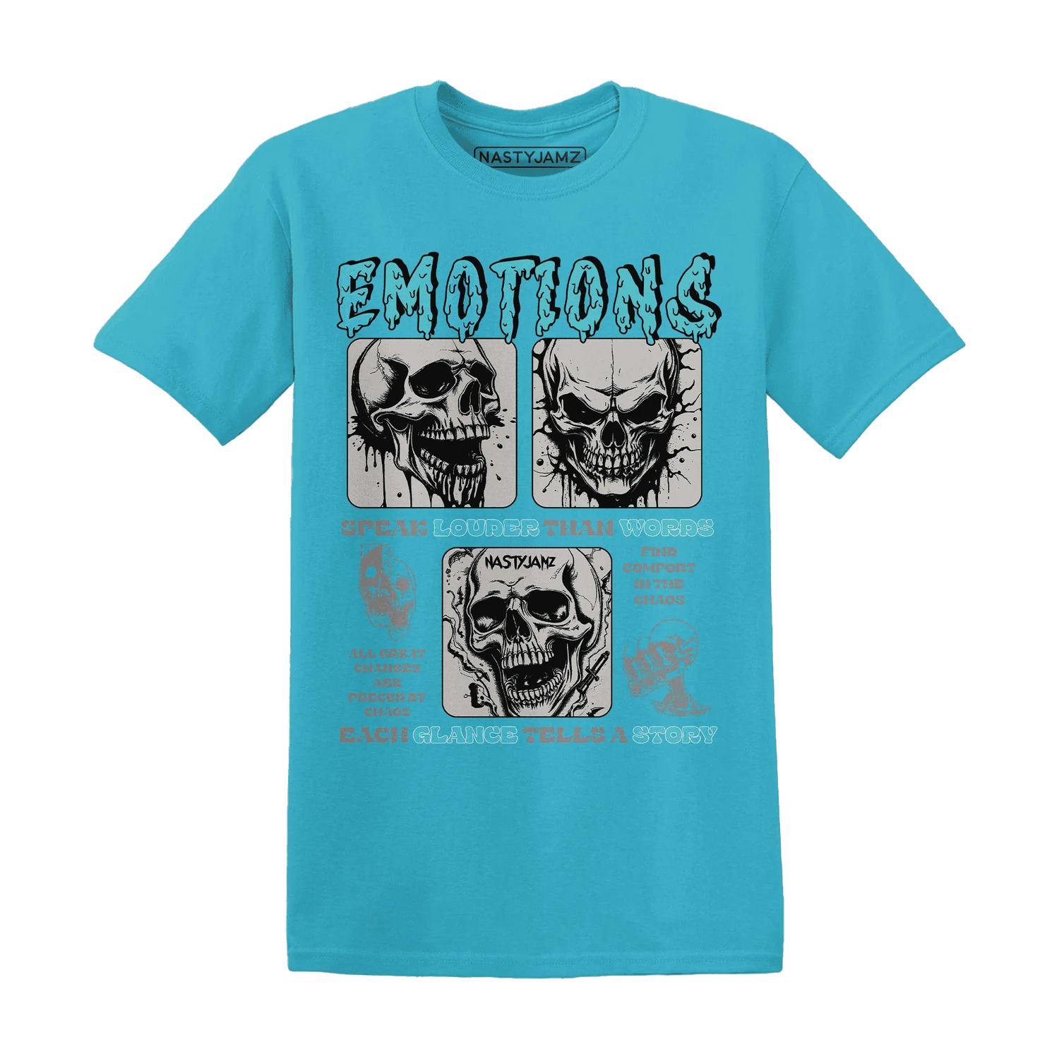 NastyJamz-NBL-Cyan-Burst-9060-T-Shirt-Match-Emotions-Skull