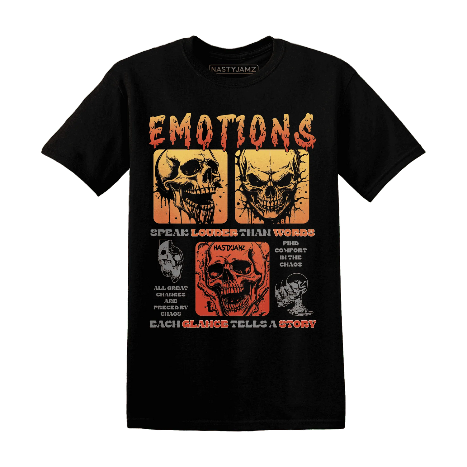 NastyJamz-VaporMax-Crimson-Total-Orange-Plus-T-Shirt-Match-Emotions-Skull