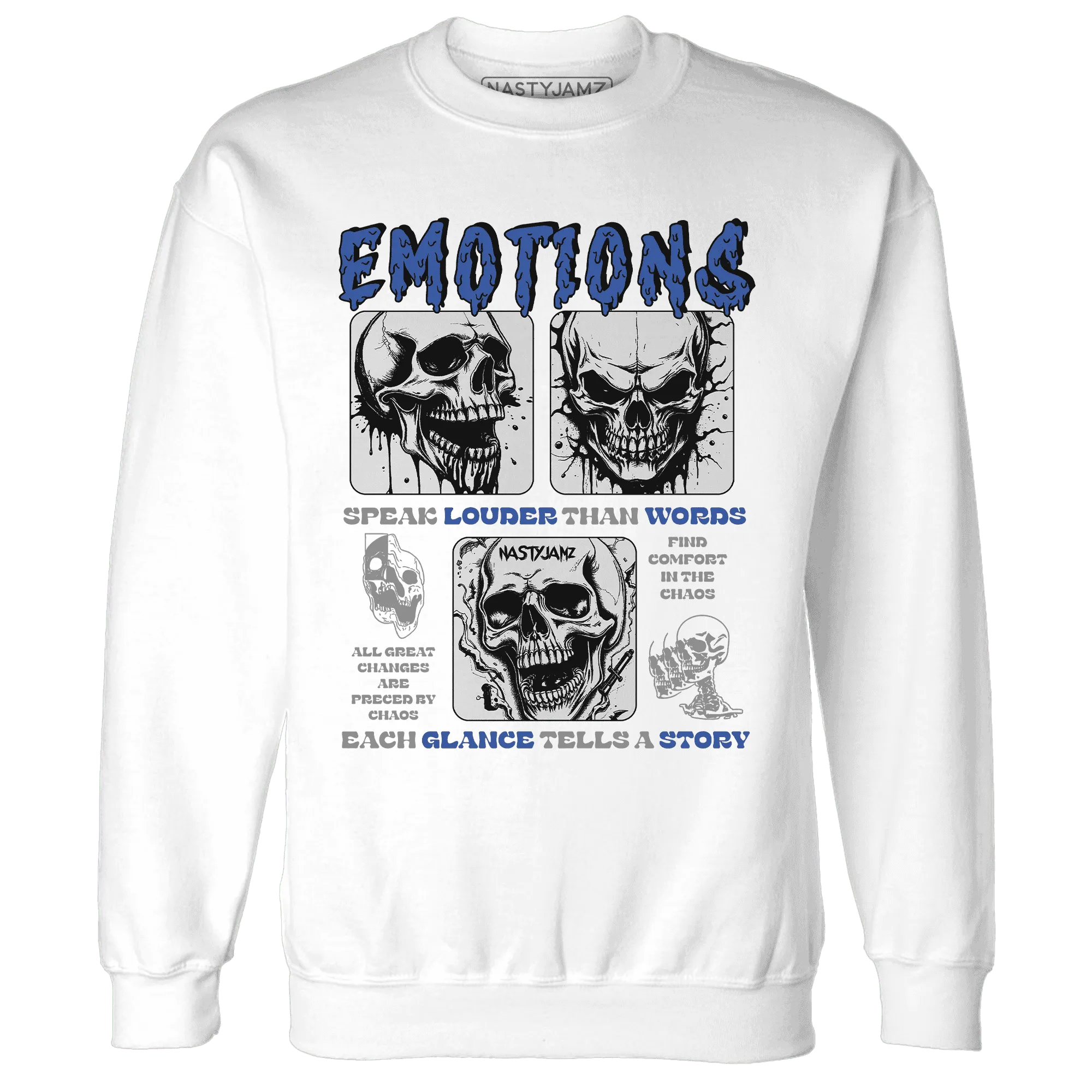 VaporMax-Game-Royal-Blue-NastyJamz-Sweatshirt-Match-Emotions-Skull