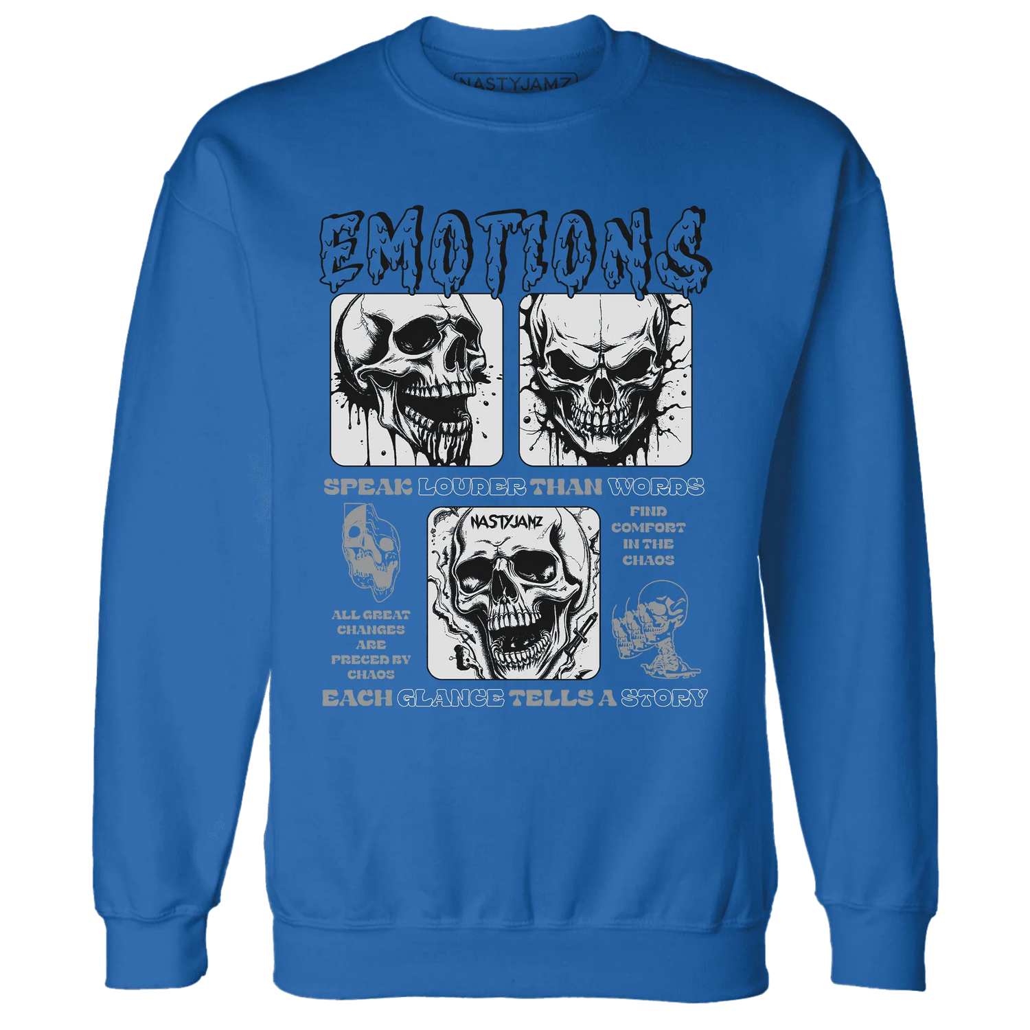 VaporMax-Game-Royal-Blue-NastyJamz-Sweatshirt-Match-Emotions-Skull