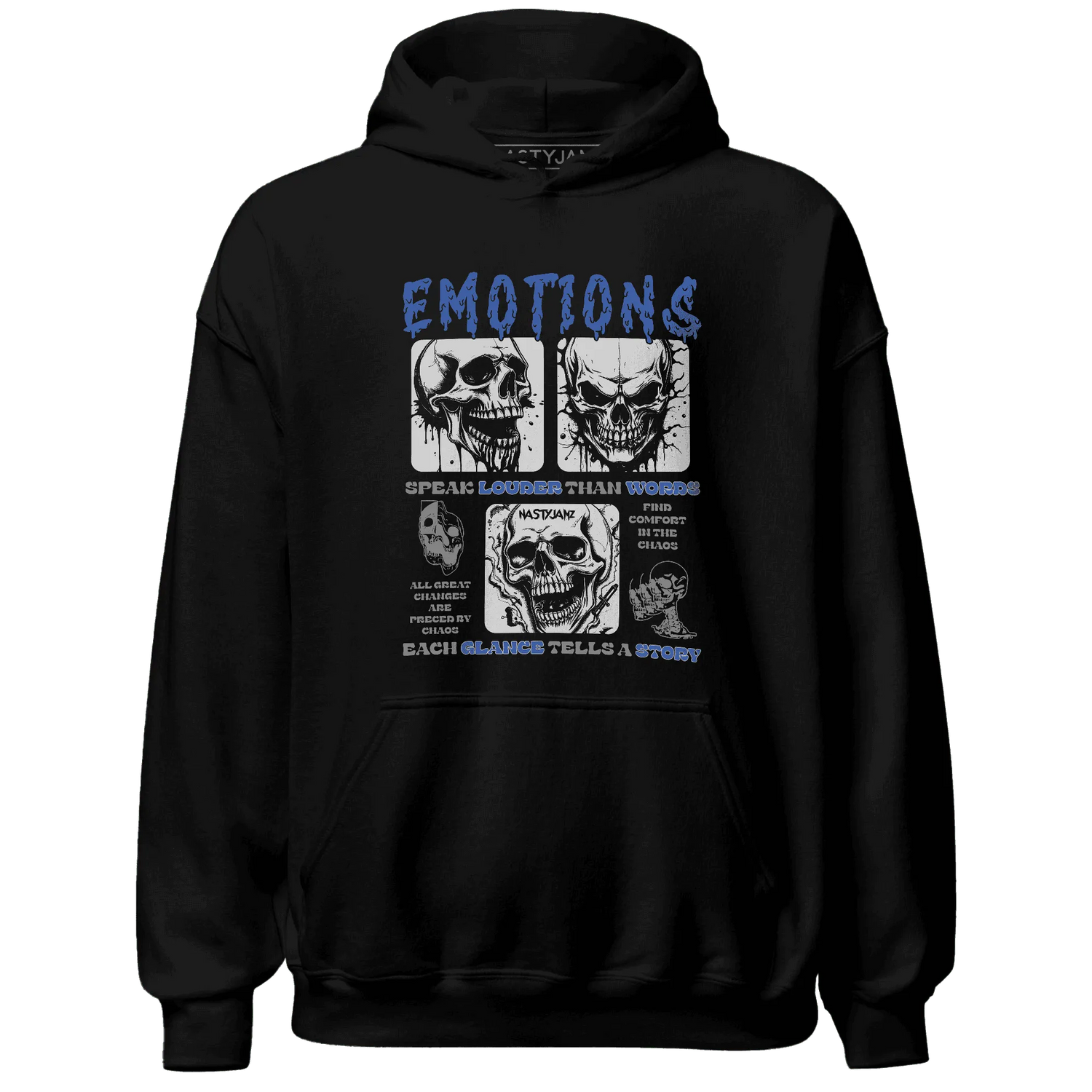 VaporMax-Game-Royal-Blue-NastyJamz-Hoodie-Match-Emotions-Skull