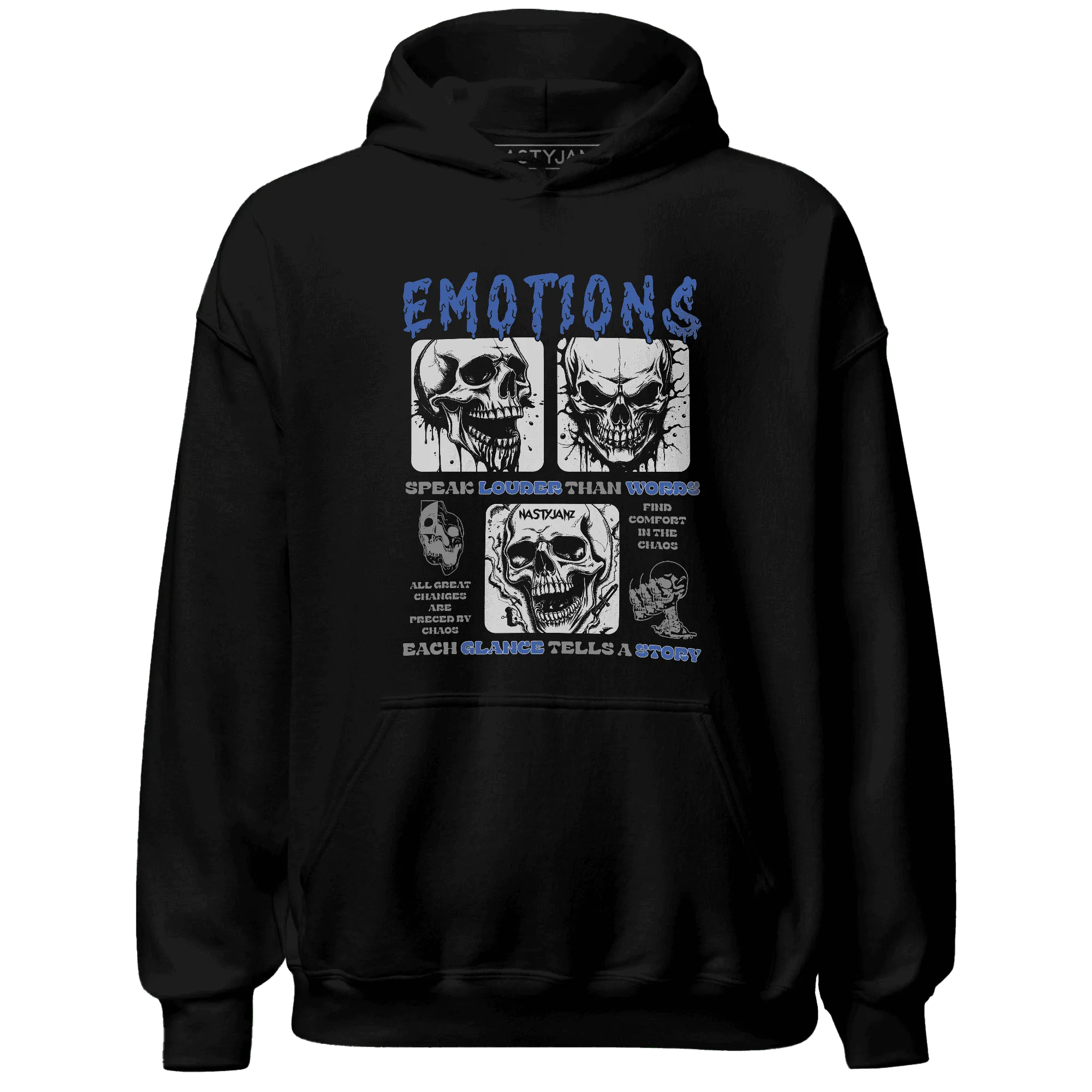 VaporMax-Game-Royal-Blue-NastyJamz-Hoodie-Match-Emotions-Skull