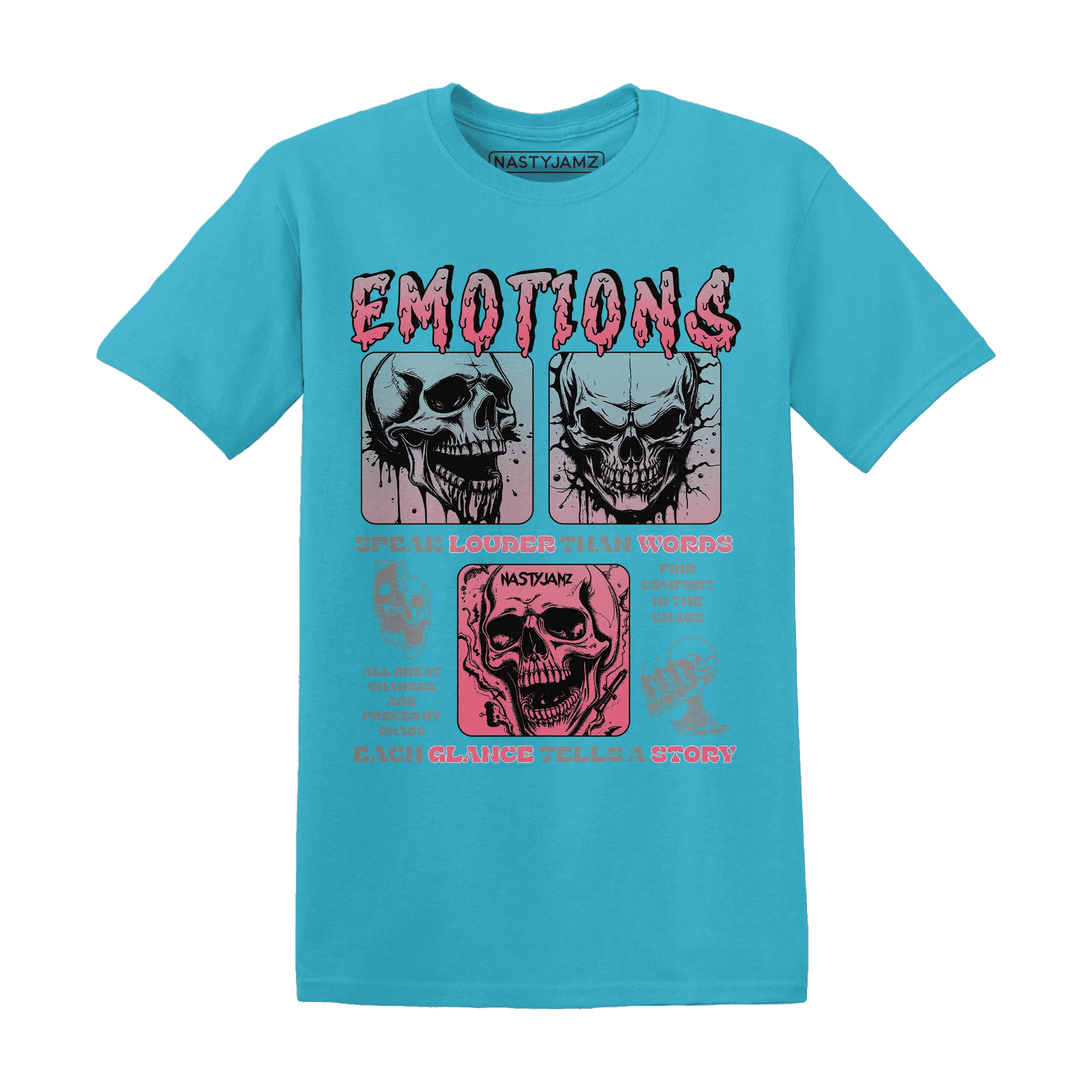VaporMax-Plus-South-Beach-NastyJamz-T-Shirt-Match-Emotions-Skull