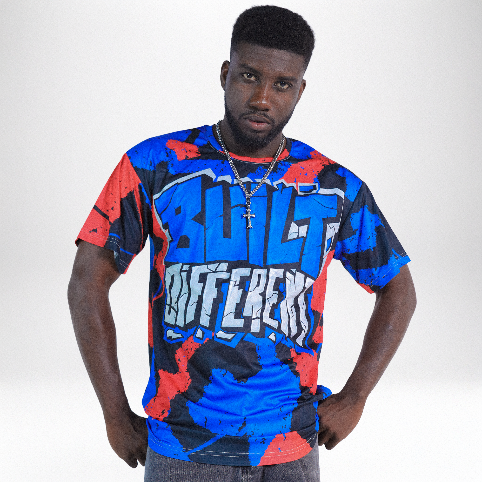 Rare Air 4s NastyJamz T-Shirt Match Built Different All-Over Print Broken