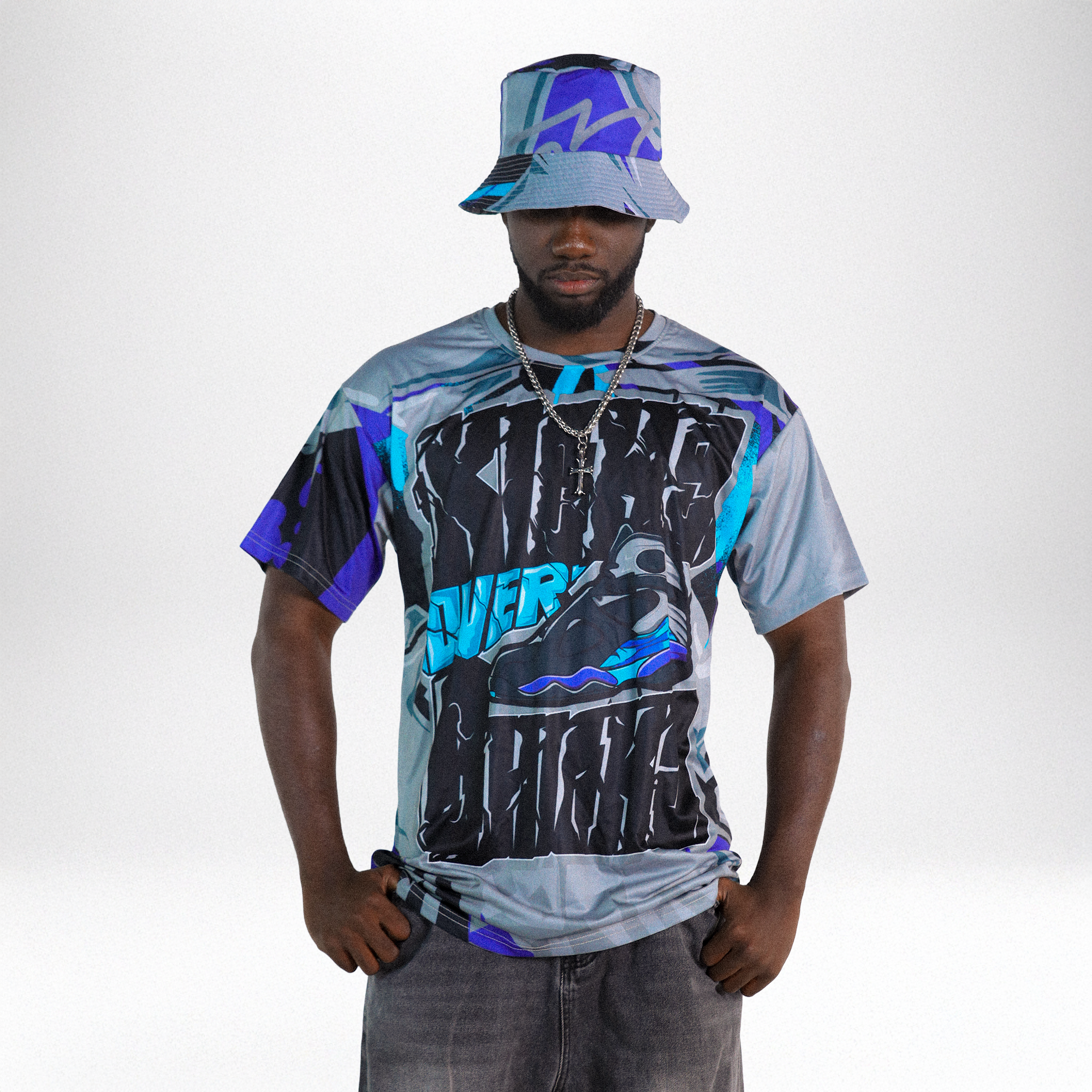 Aqua 8s NastyJamz T Shirt Match Kicks Over Chicks 3D All-Over Print