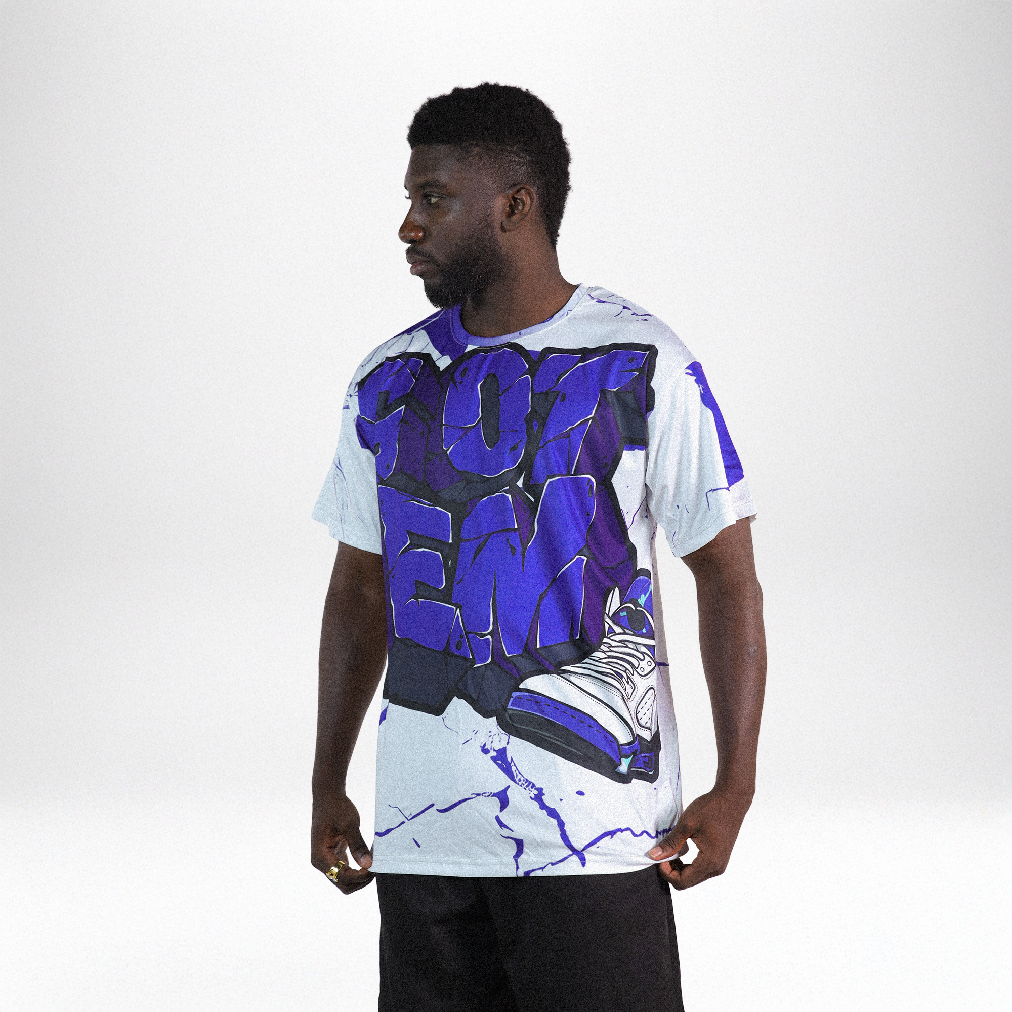 Grape 5s NastyJamz T-Shirt Match Got Em All-Over Print