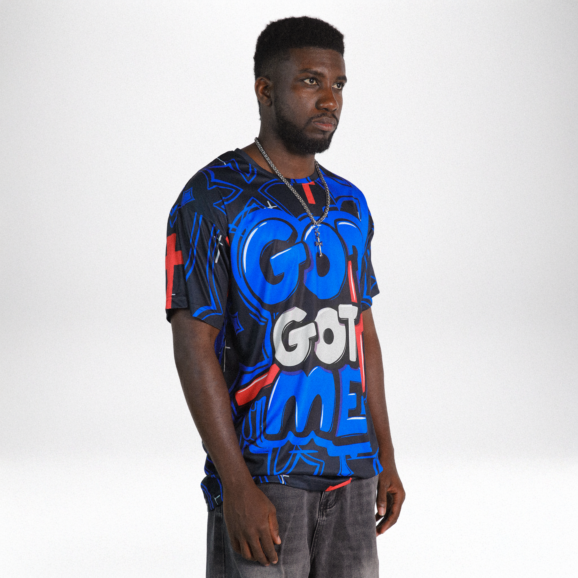 Rare Air 4s NastyJamz T-Shirt Match God Got Me All-Over Print