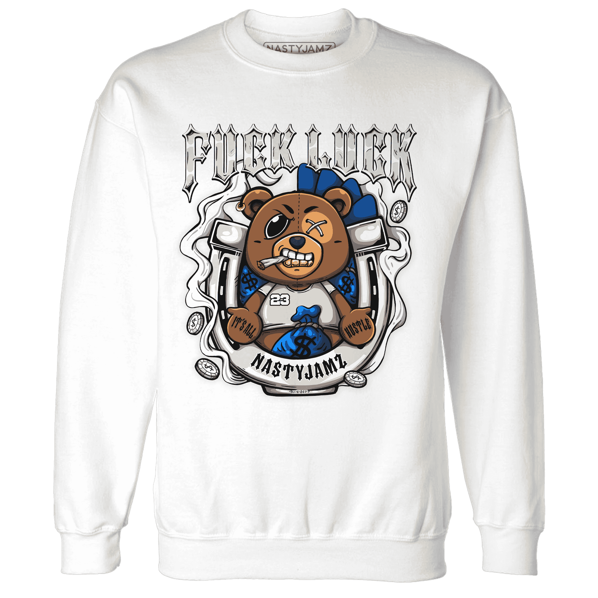 Quaiii 54 3s Sweatshirt Match F Luck BER - NastyJamz