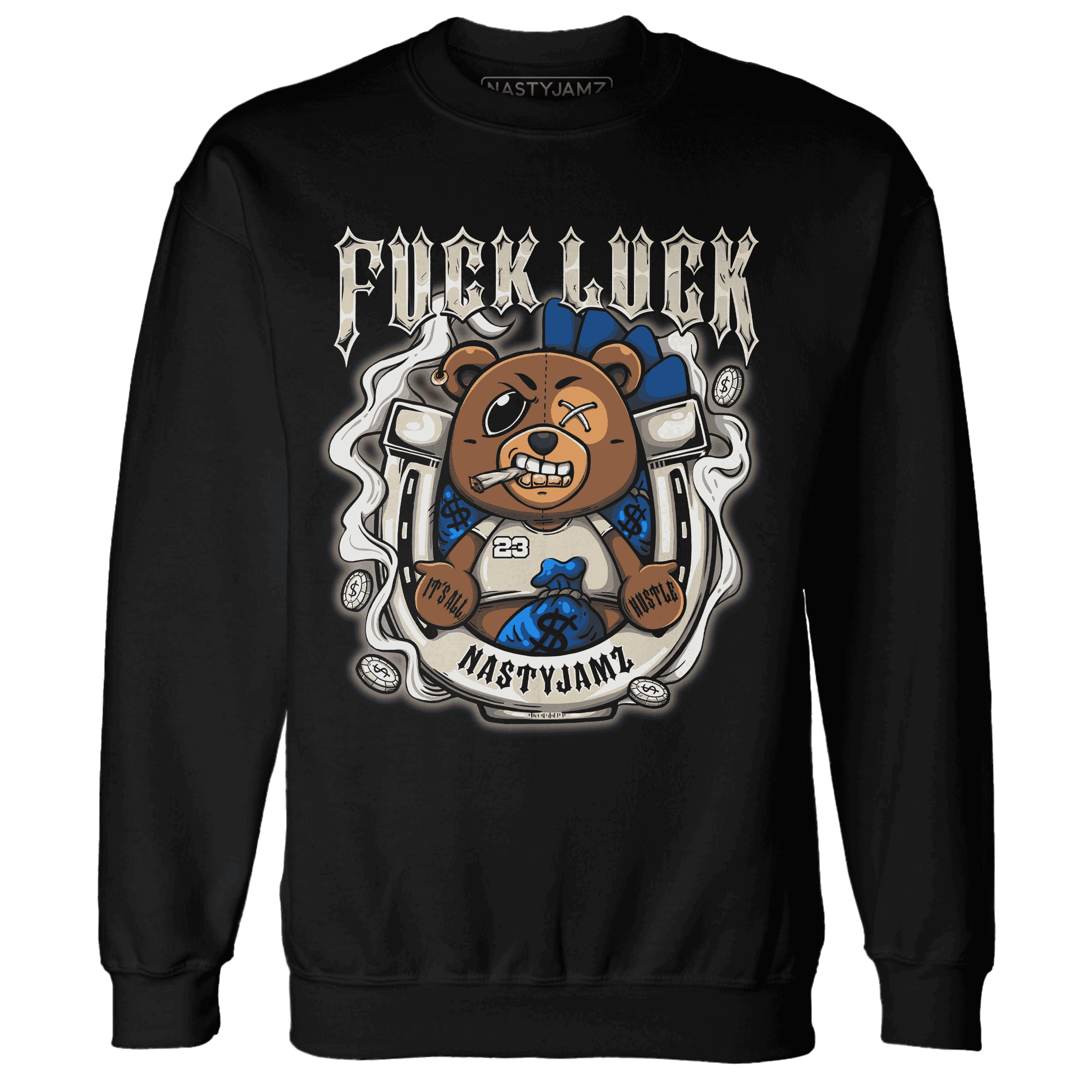 Quaiii 54 3s Sweatshirt Match F Luck BER - NastyJamz