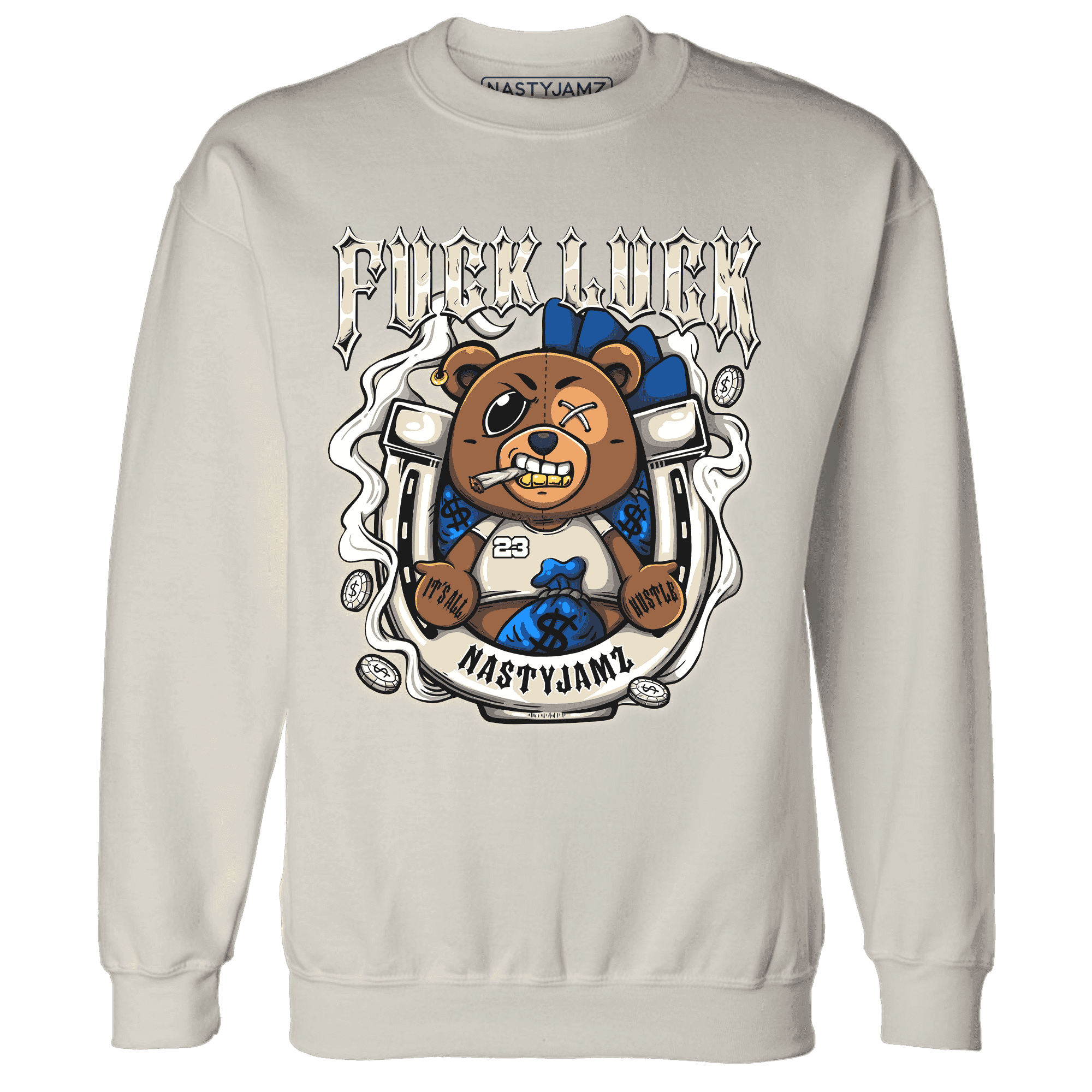 Quaiii 54 3s Sweatshirt Match F Luck BER - NastyJamz