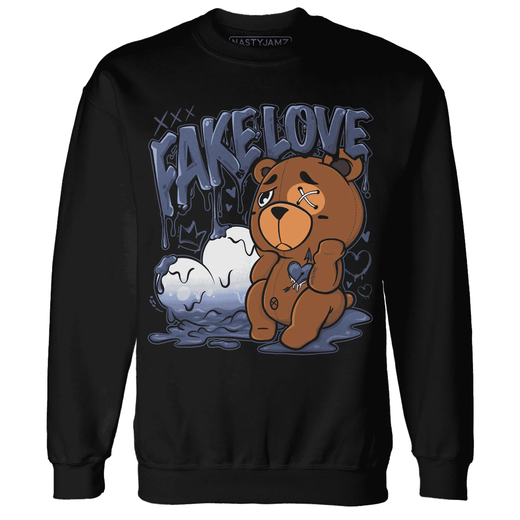 Low-Diffused-Blue-11s-Sweatshirt-Match-Fake-Love-BER