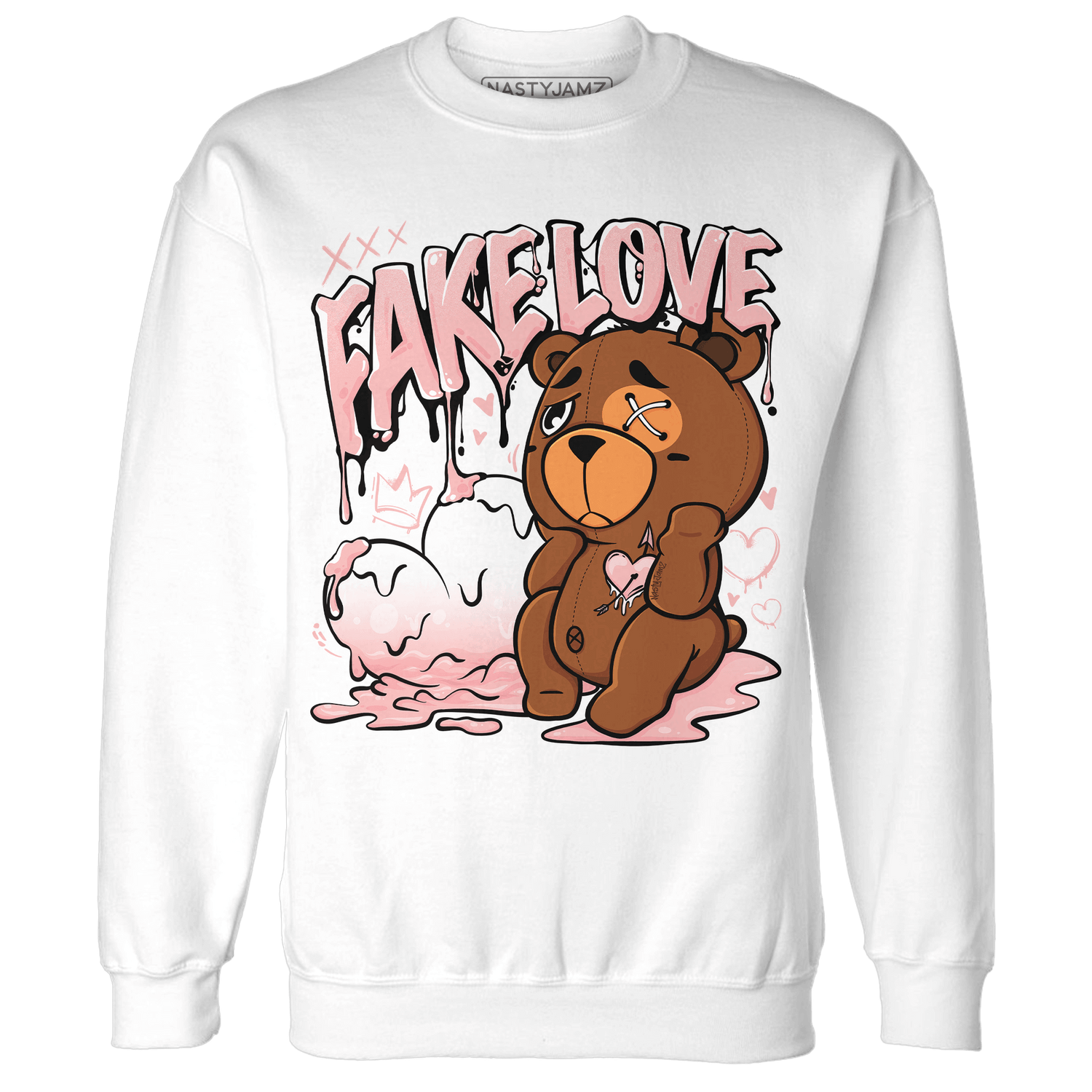 Low Legend Pink 11s Sweatshirt Match Fake Love BER - NastyJamz