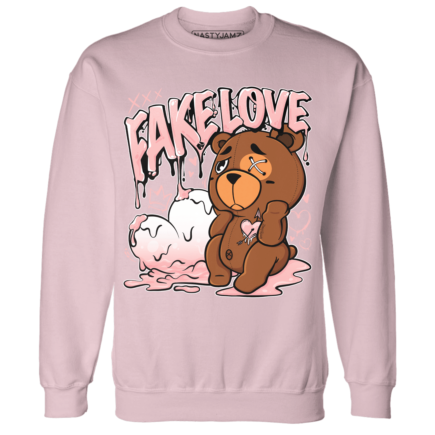 Low Legend Pink 11s Sweatshirt Match Fake Love BER - NastyJamz