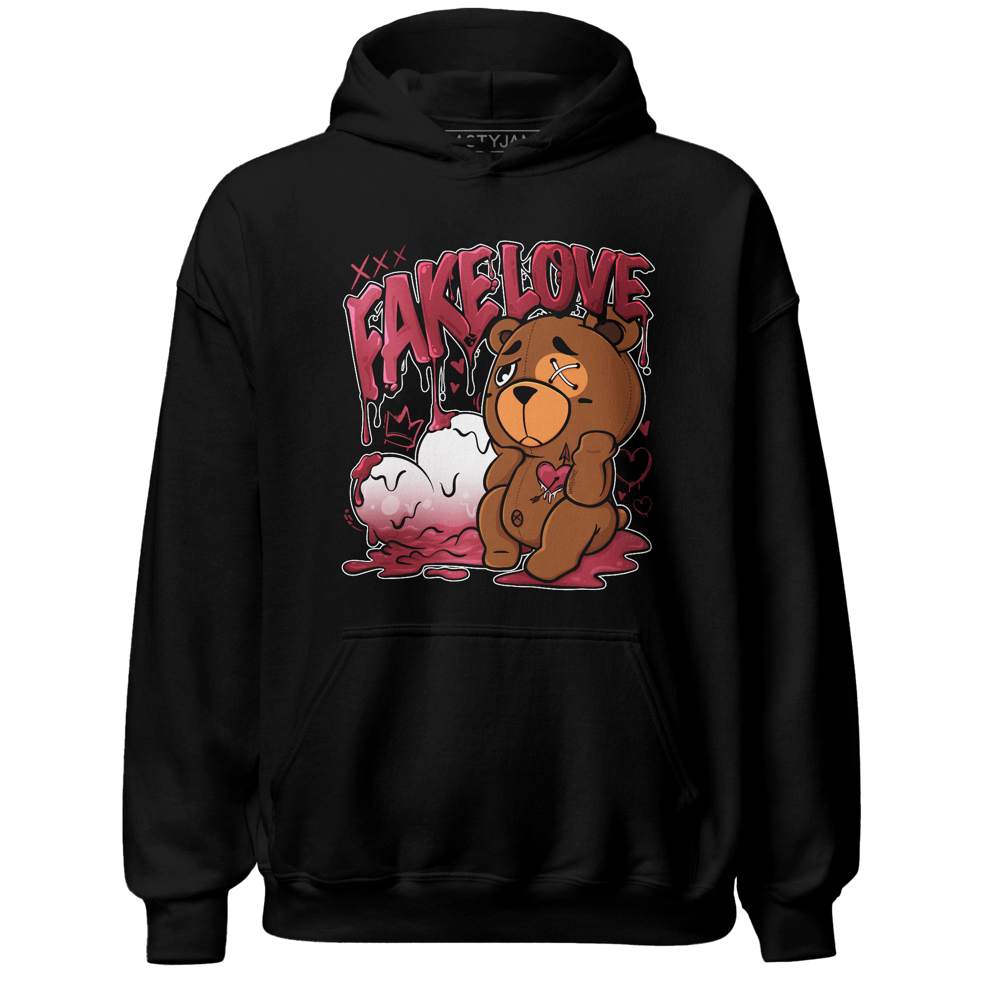 High 85 Metallic Burgundy 1s Hoodie Match Fake Love BER - NastyJamz