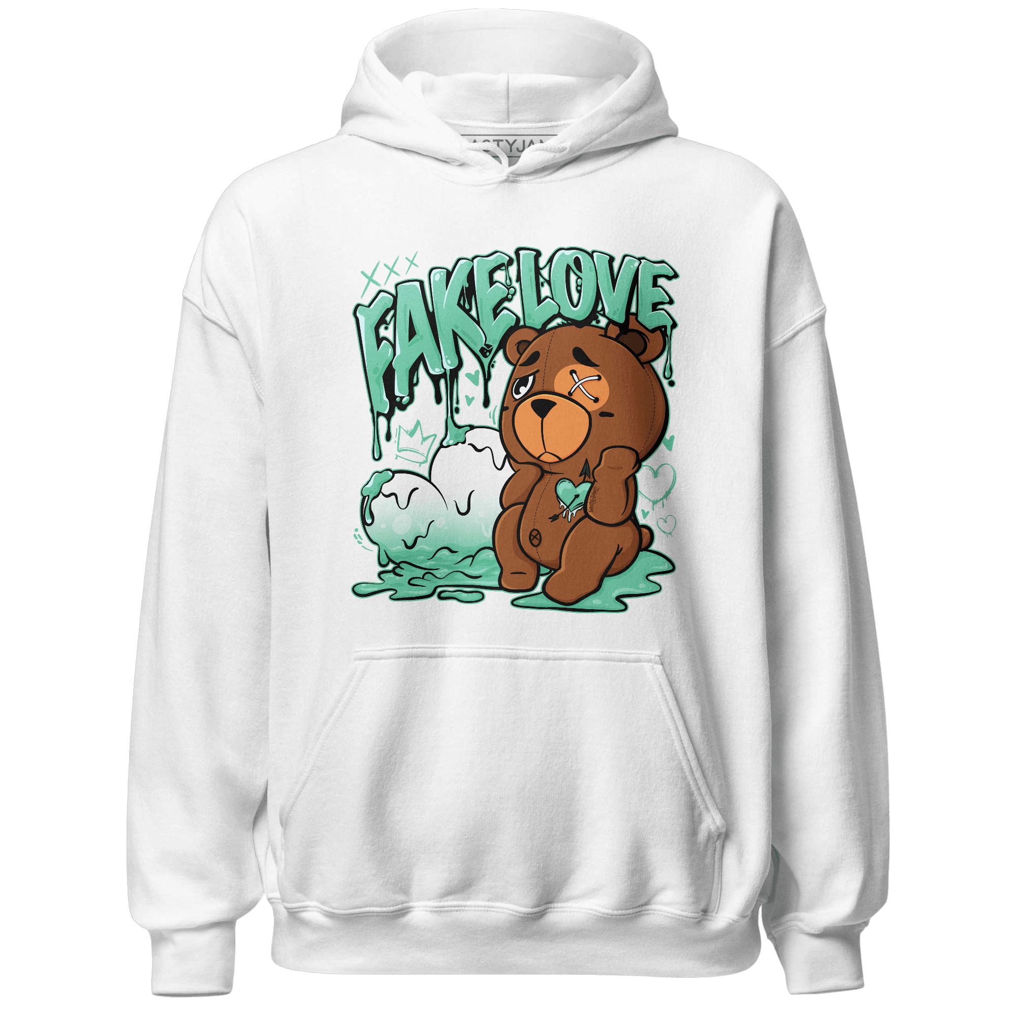 High OG Green Glow 1s Hoodie Match Fake Love BER - NastyJamz