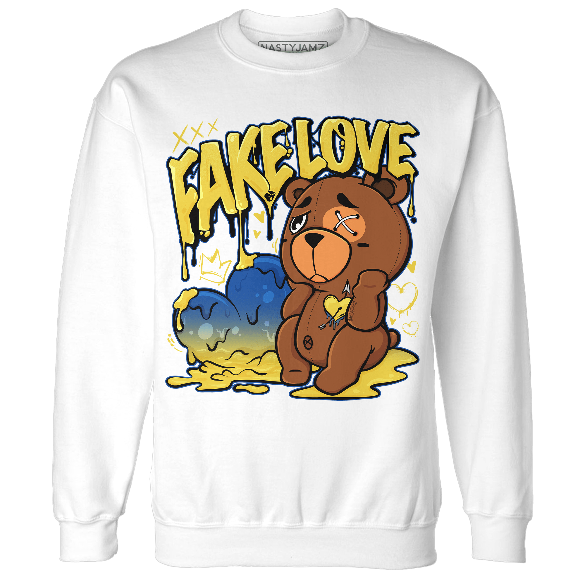 Low OG Canary TVSC 1s Sweatshirt Match Fake Love BER - NastyJamz