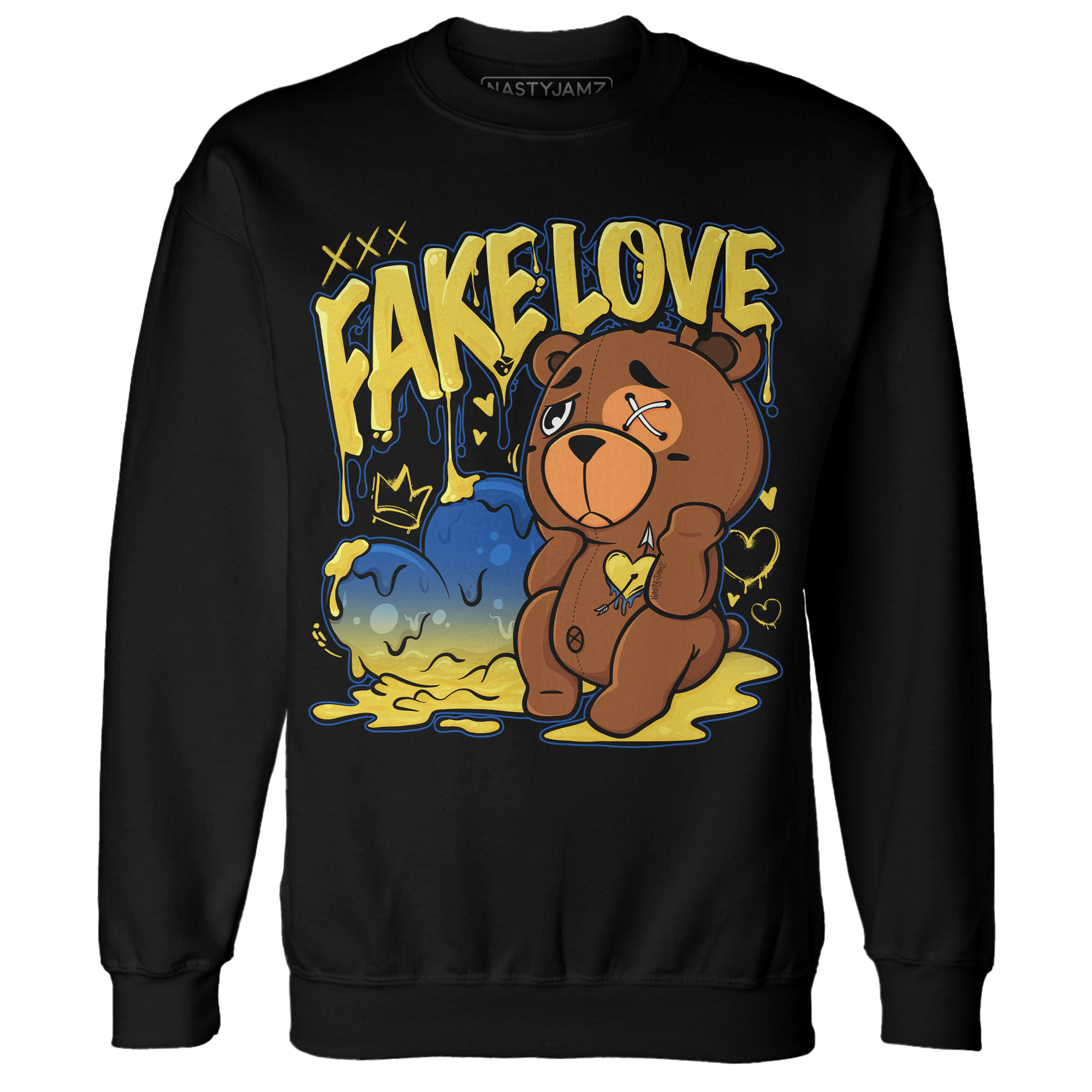 Low OG Canary TVSC 1s Sweatshirt Match Fake Love BER - NastyJamz