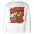 Georgia Peach 3s Sweatshirt Match Fake Love BER - NastyJamz