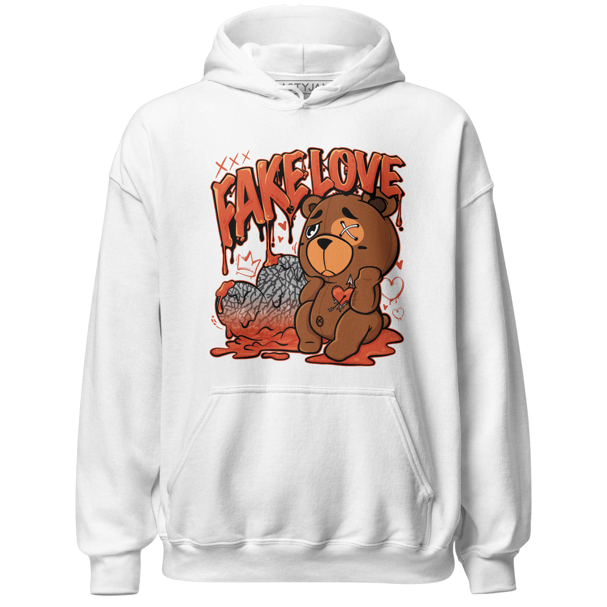 Georgia Peach 3s Hoodie Match Fake Love BER - NastyJamz