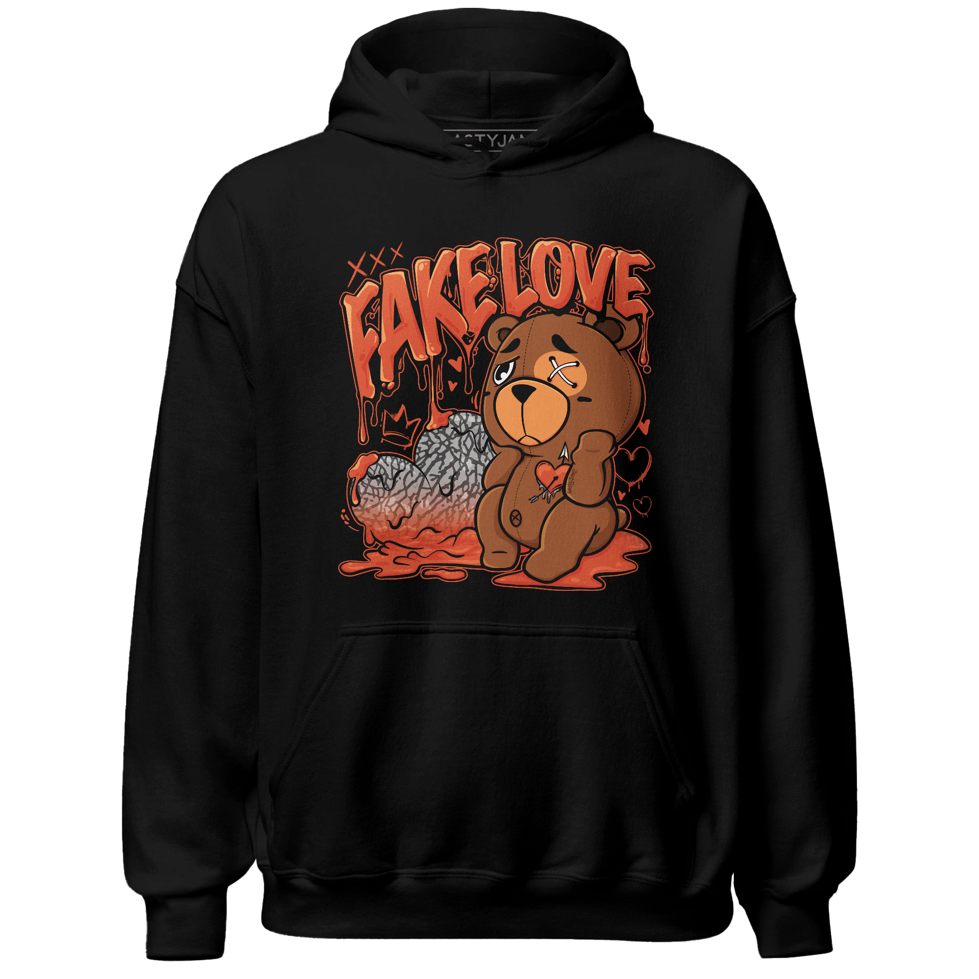 Georgia Peach 3s Hoodie Match Fake Love BER - NastyJamz
