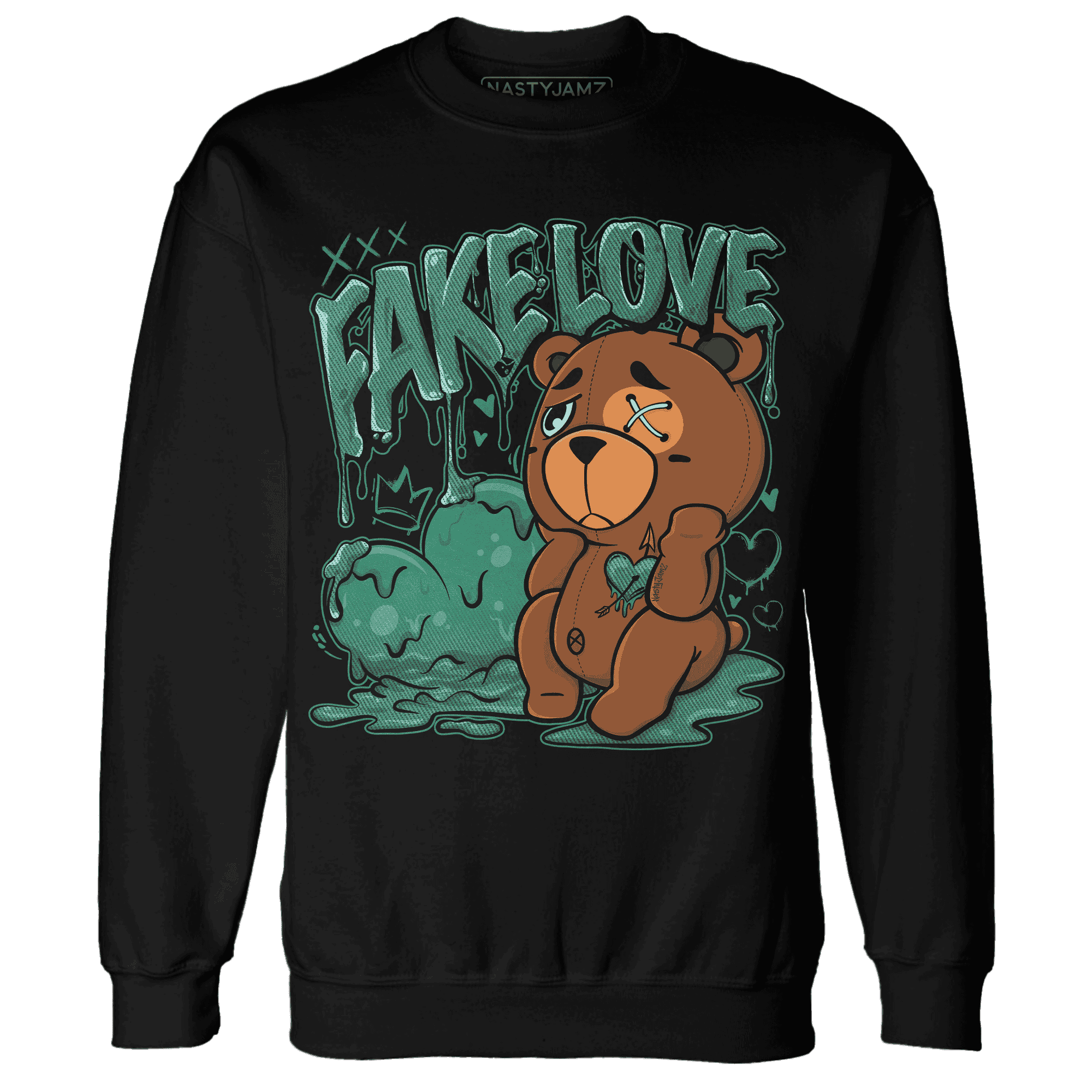 Nina CN Abney 3s Sweatshirt Match Fake Love BER - NastyJamz