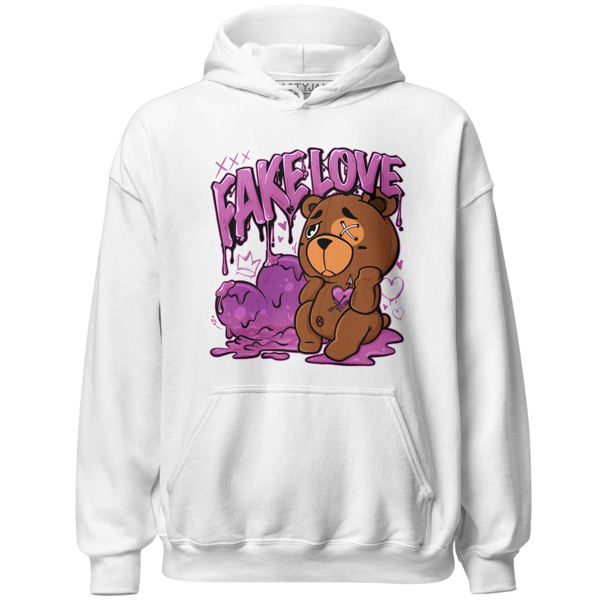 GS Hyper Violet 4s Hoodie Match Fake Love BER - NastyJamz