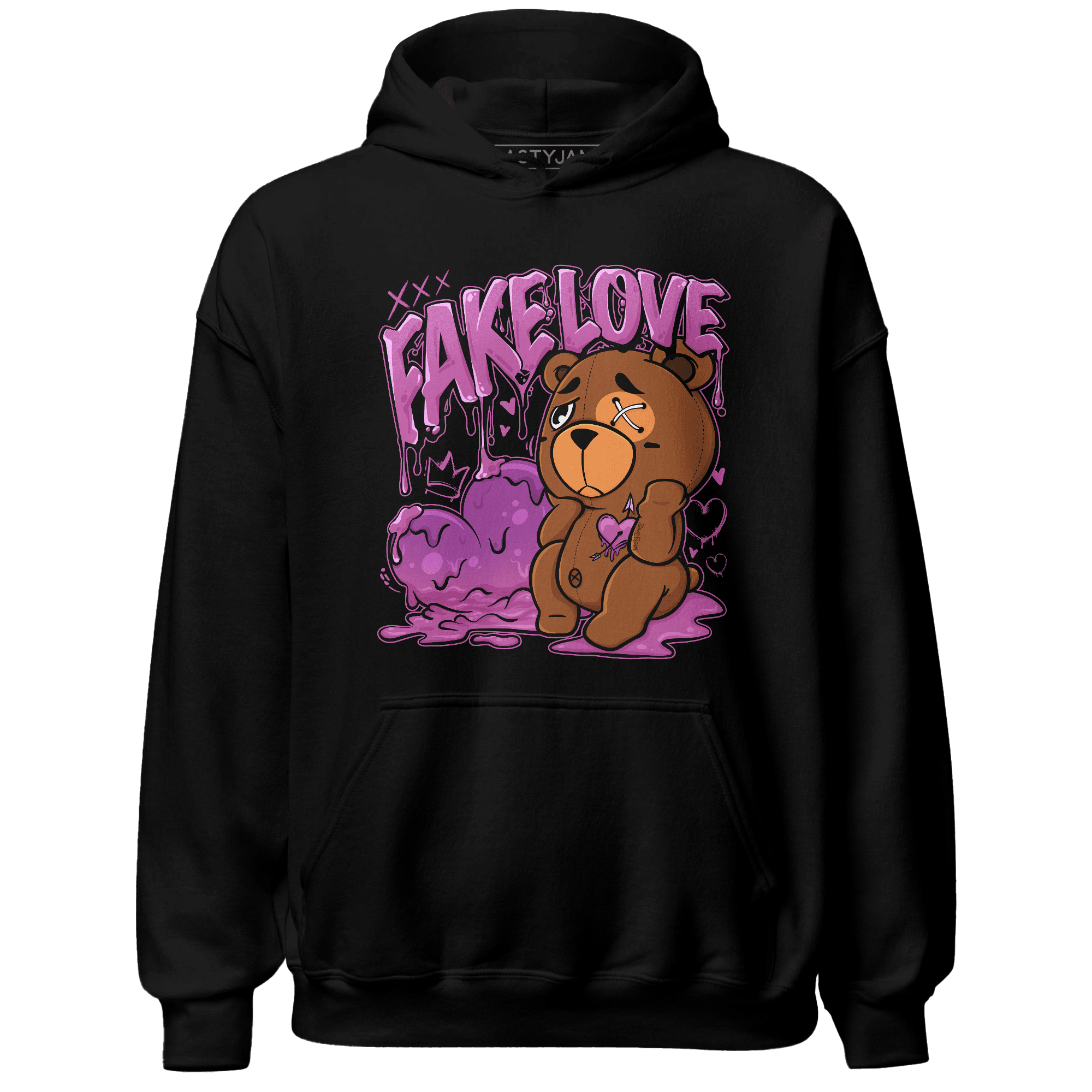 GS Hyper Violet 4s Hoodie Match Fake Love BER - NastyJamz