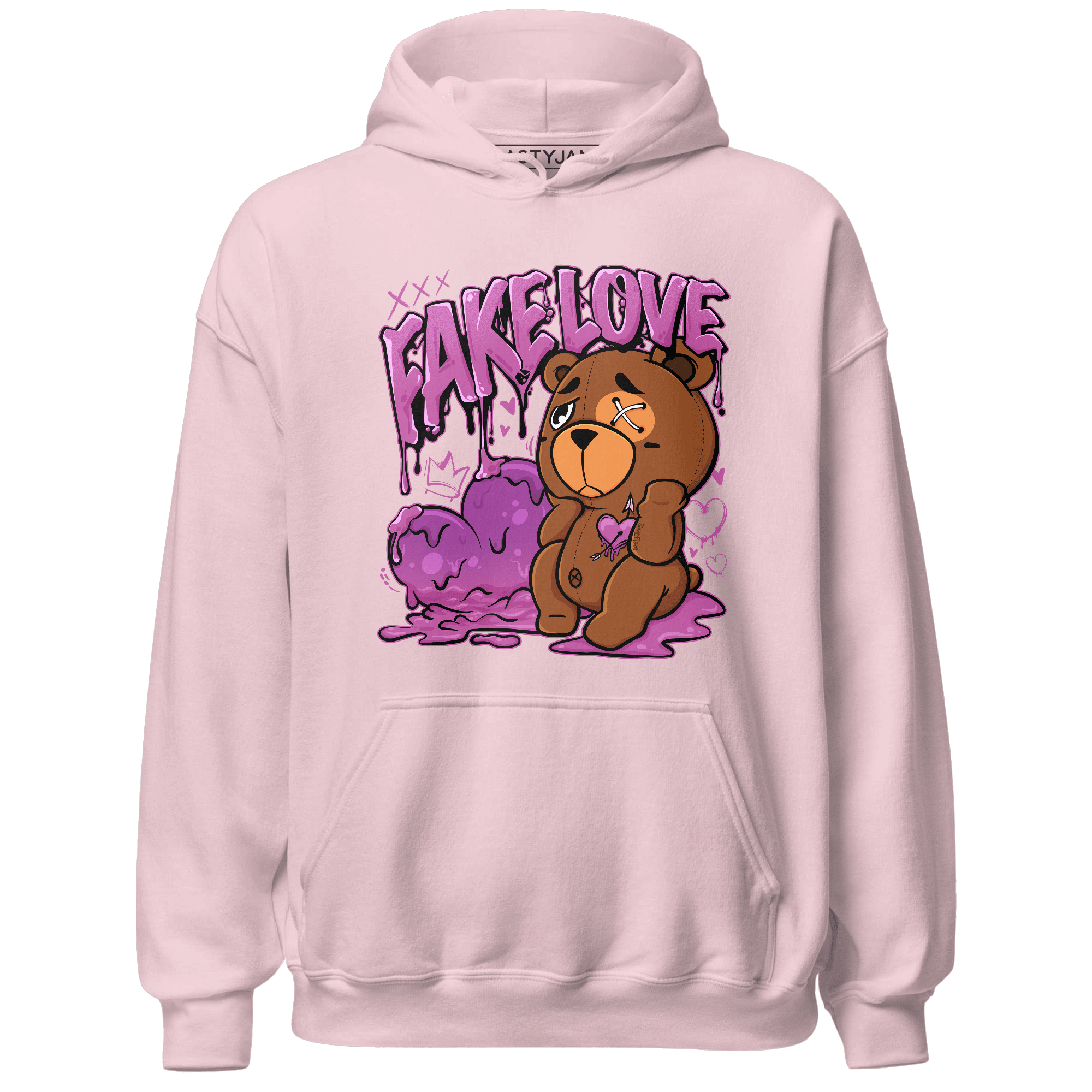GS Hyper Violet 4s Hoodie Match Fake Love BER - NastyJamz
