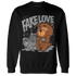 Paris Olympicsss 4s Sweatshirt Match Fake Love BER - NastyJamz