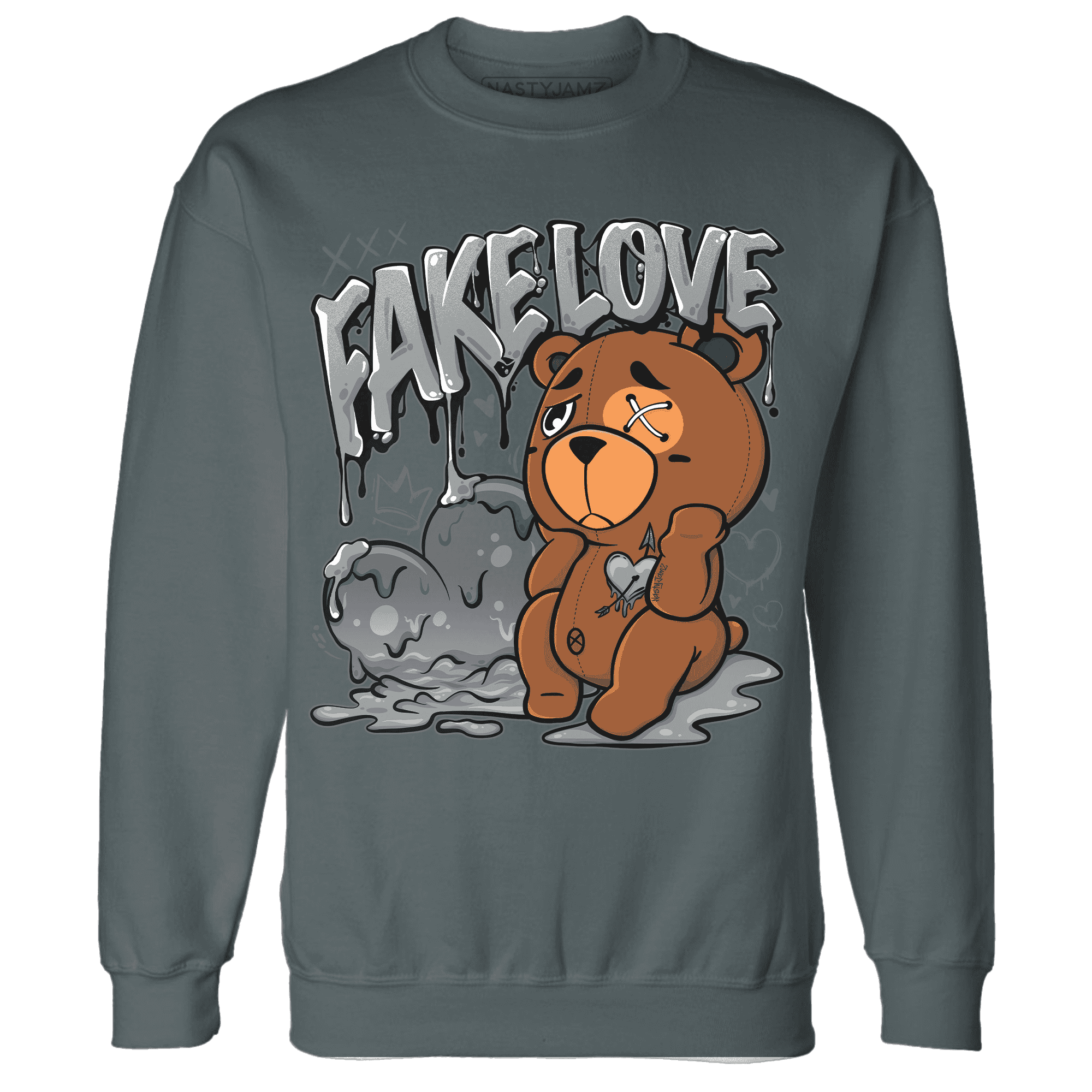 Paris Olympicsss 4s Sweatshirt Match Fake Love BER - NastyJamz