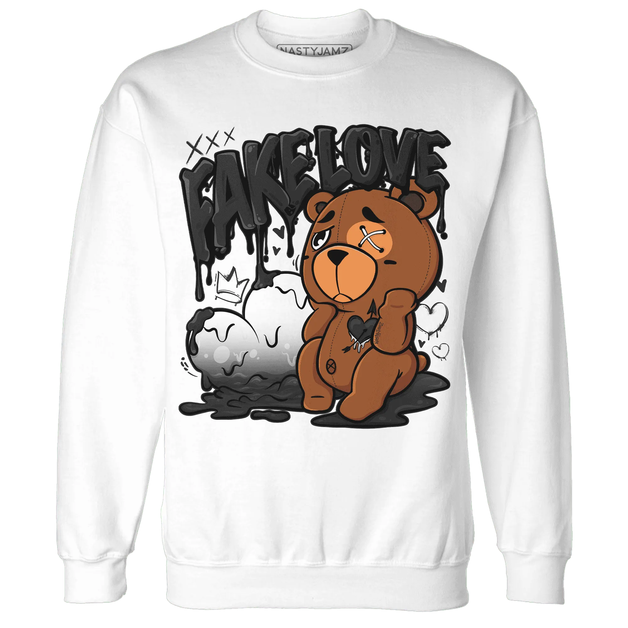 White-Thunder-4s-Sweatshirt-Match-Fake-Love-BER