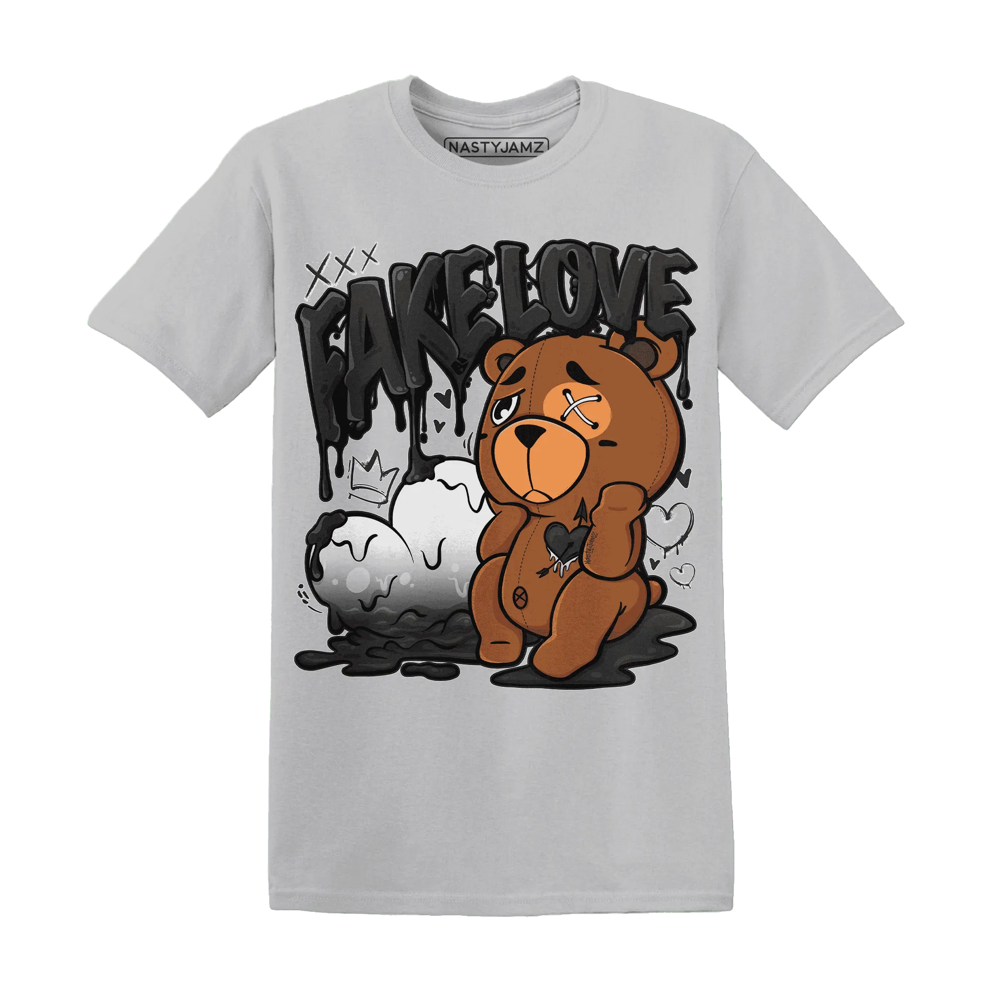 White-Thunder-4s-T-Shirt-Match-Fake-Love-BER