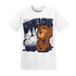 White-Navy-6s-T-Shirt-Match-Fake-Love-BER