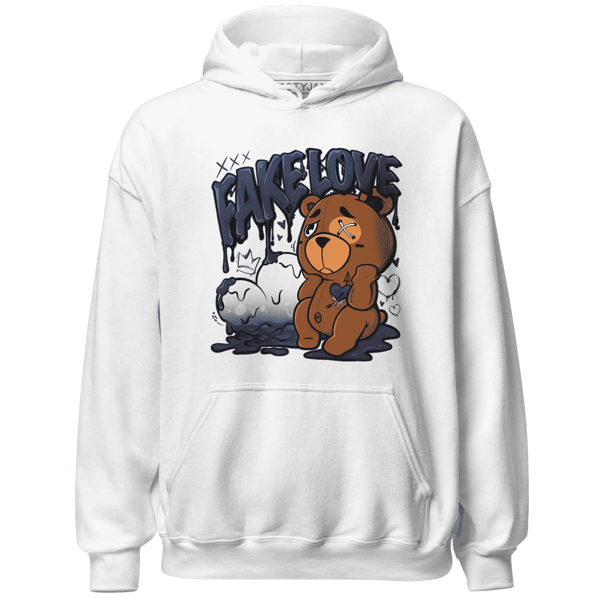White-Navy-6s-Hoodie-Match-Fake-Love-BER